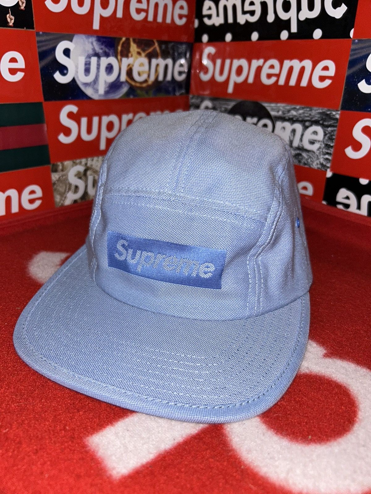 Supreme Supreme Jacquard Box Logo Camp Cap SS18 NEW Size ONE SIZE - 8 Thumbnail
