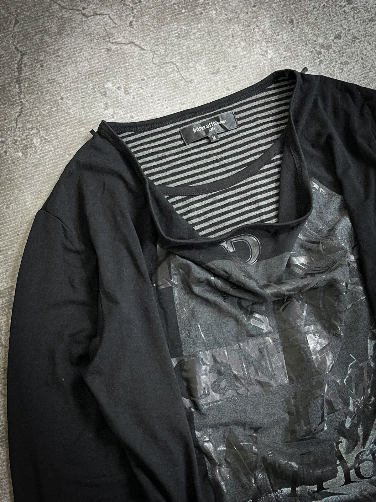 In The Attic In The Attic Homme Graphic Poem Double Layered Longsleeve Size US M / EU 48-50 / 2 - 3 Thumbnail