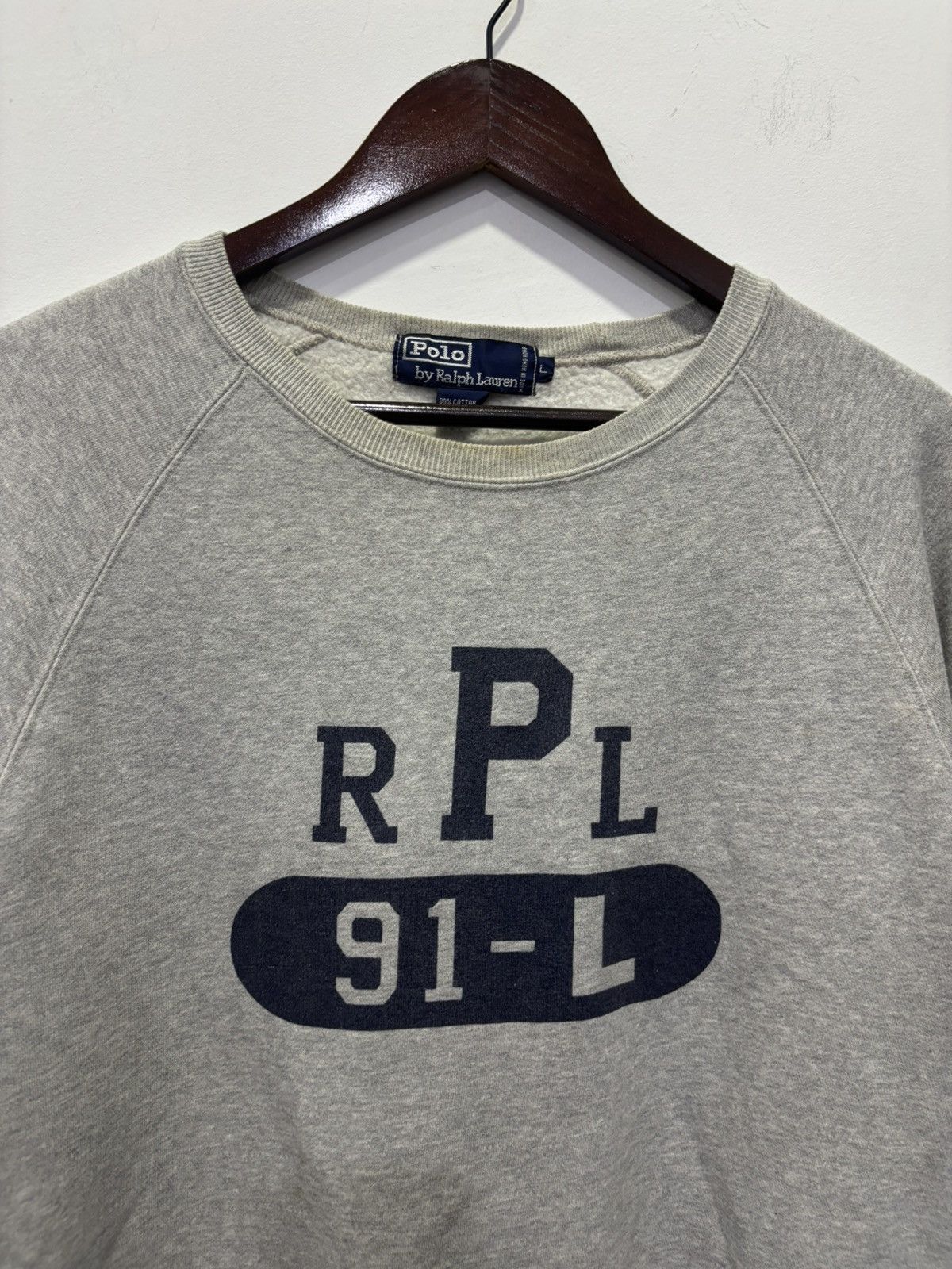 Vintage Vintage 90’s Polo Ralph Lauren RPL 91-L Sweatshirt Size US L / EU 52-54 / 3 - 2 Thumbnail