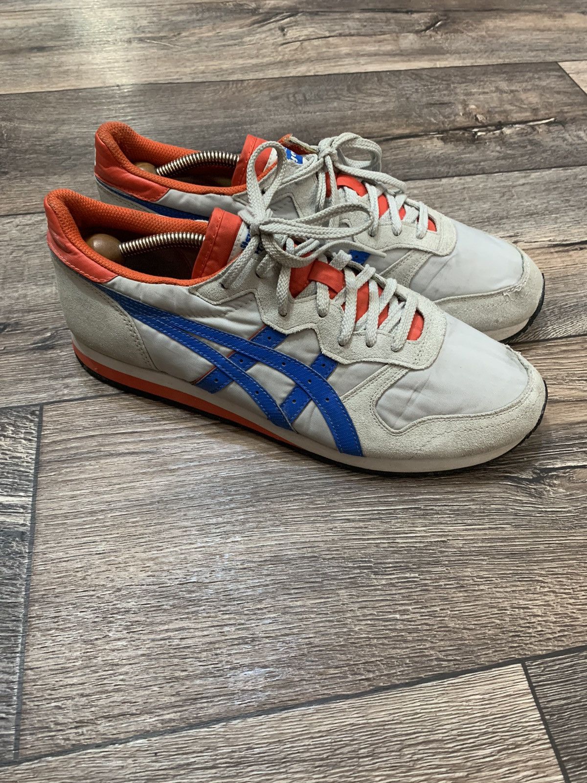 Asics × Onitsuka Tiger × Vintage Vintage ASICS Onitsuka Tiger Grey Men’s Suede/Nylon Sneakers Size US 11.5 / EU 44-45 - 3 Thumbnail