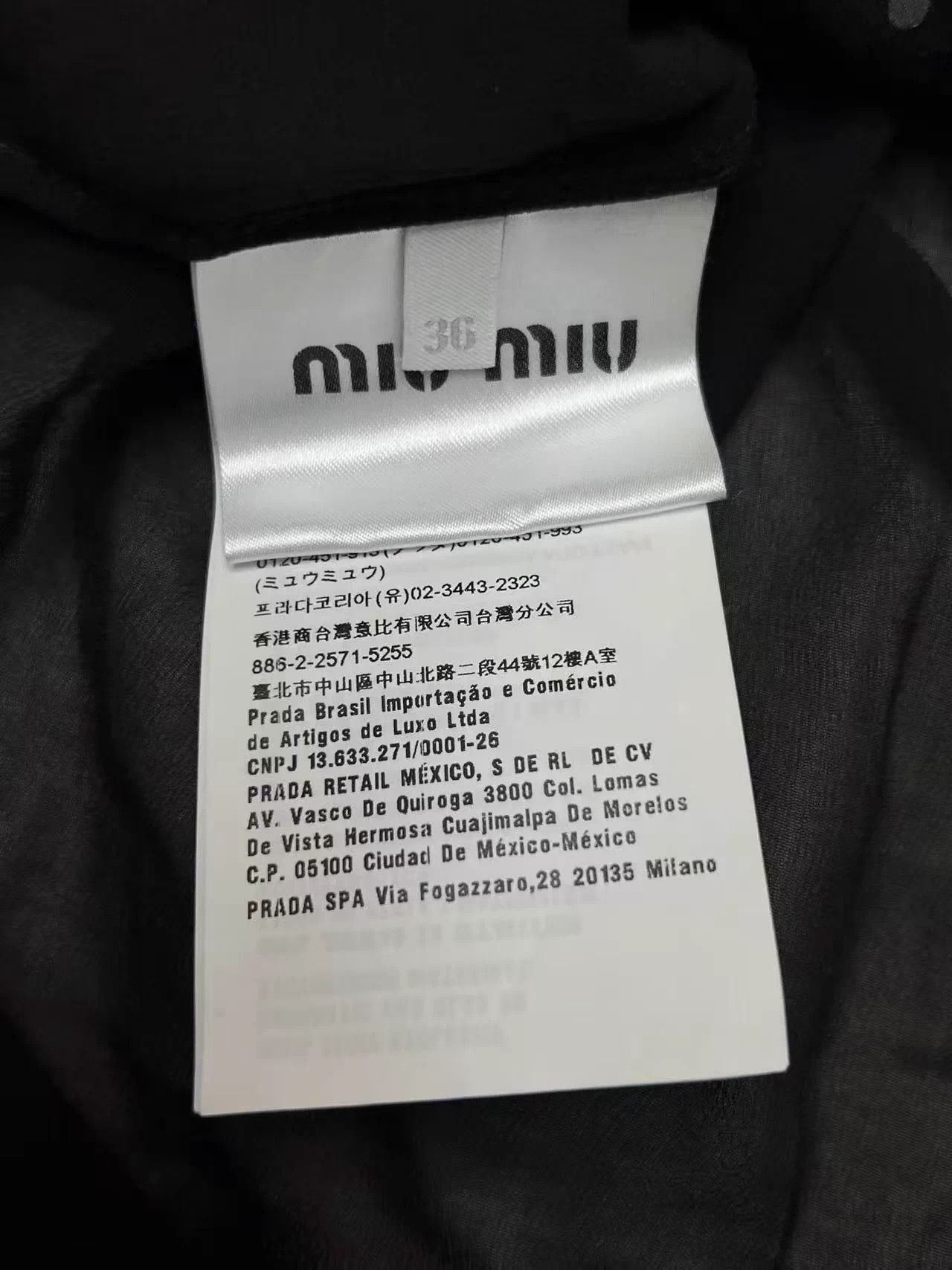Miu Miu MIU MIU black crystal long sleeve shirt 36 Size XS / US 0-2 / IT 36-38 - 5 Thumbnail
