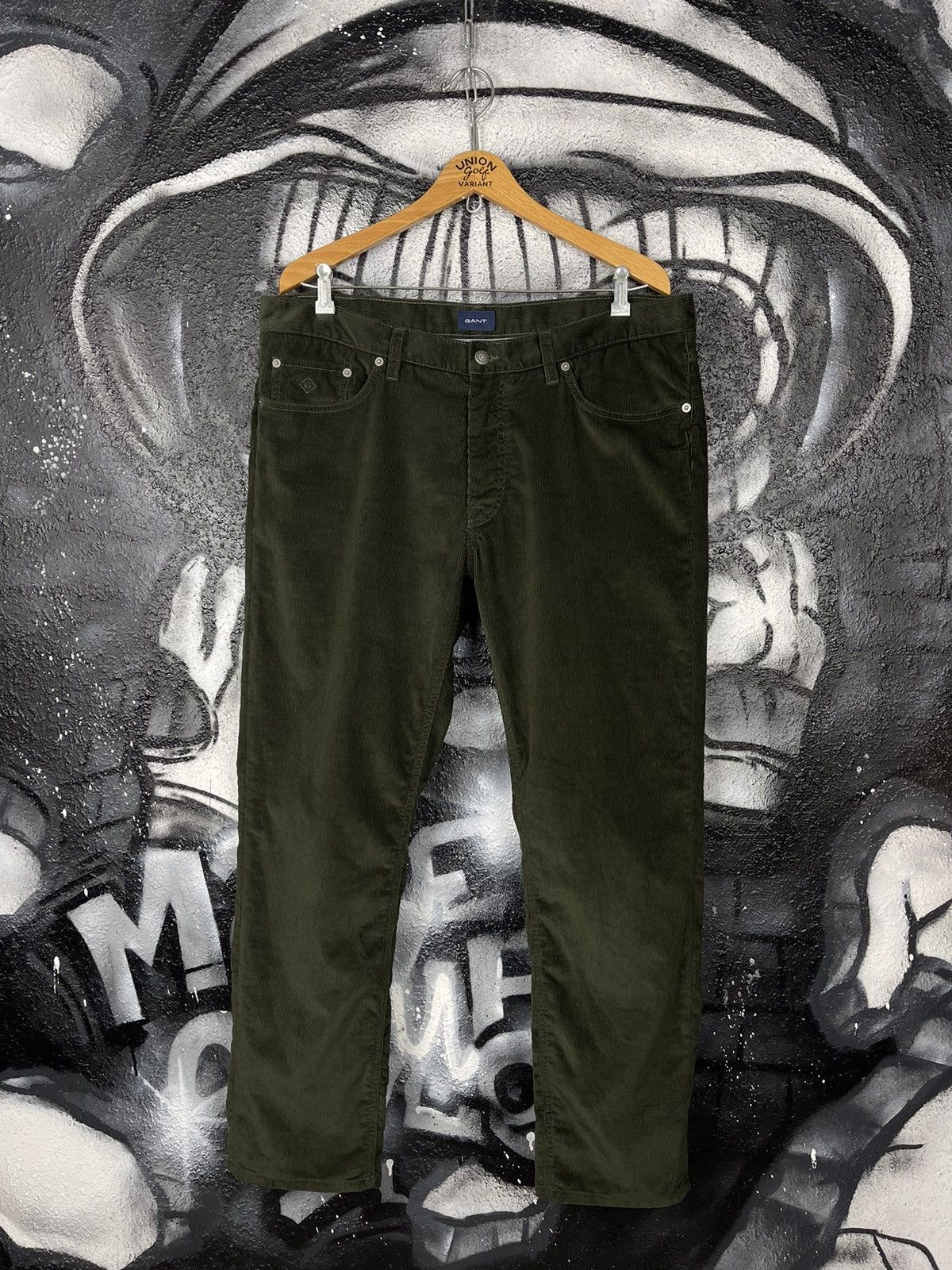 Gant Gant Corduroy Dark Green Pants Men’s Size 36/30 Size US 36 / EU 52 - 3 Thumbnail