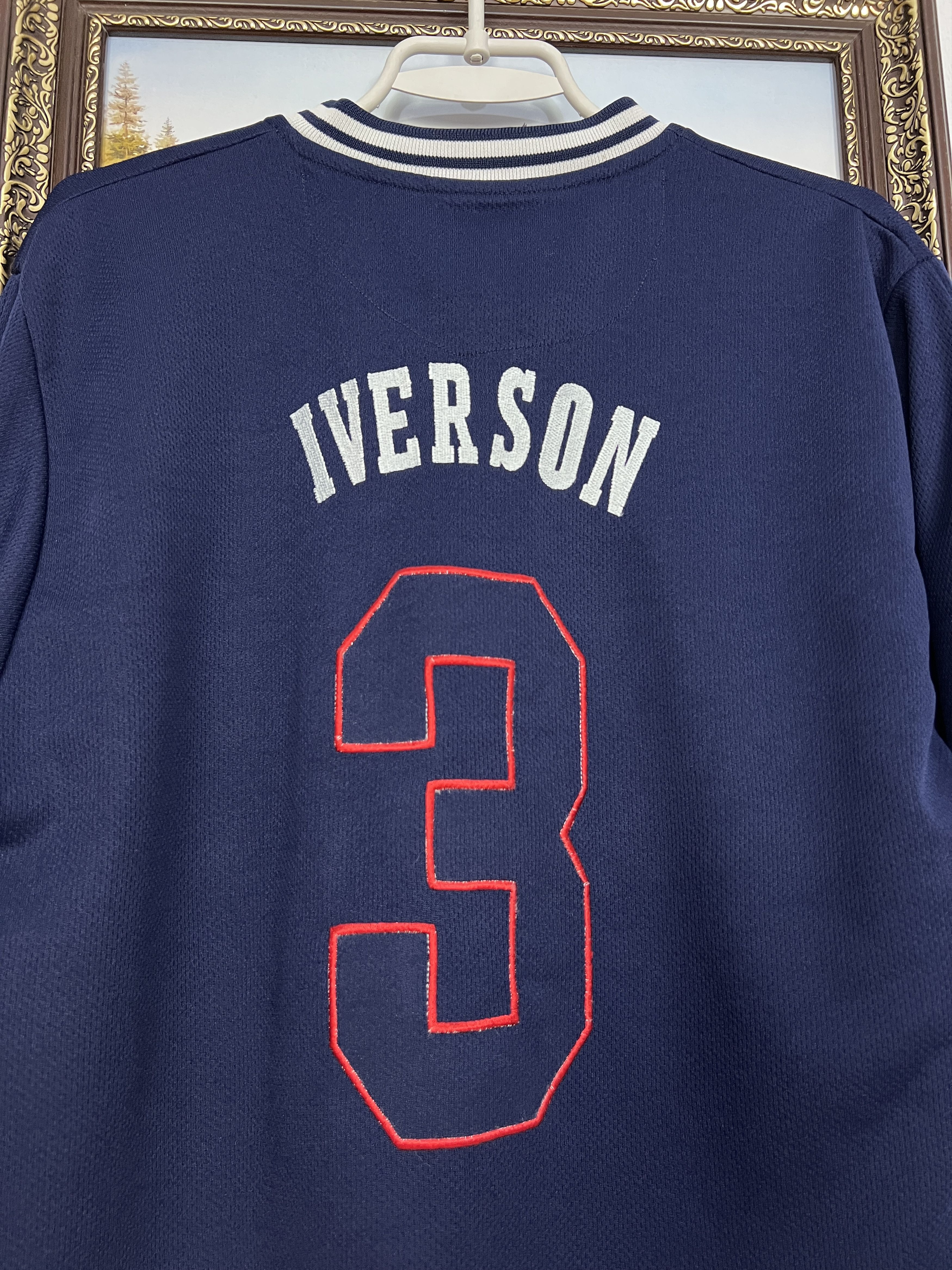 Starter Philadelphia 76ers Iverson NBA Warm Up Shooting Jersey Size US M / EU 48-50 / 2 - 10 Thumbnail
