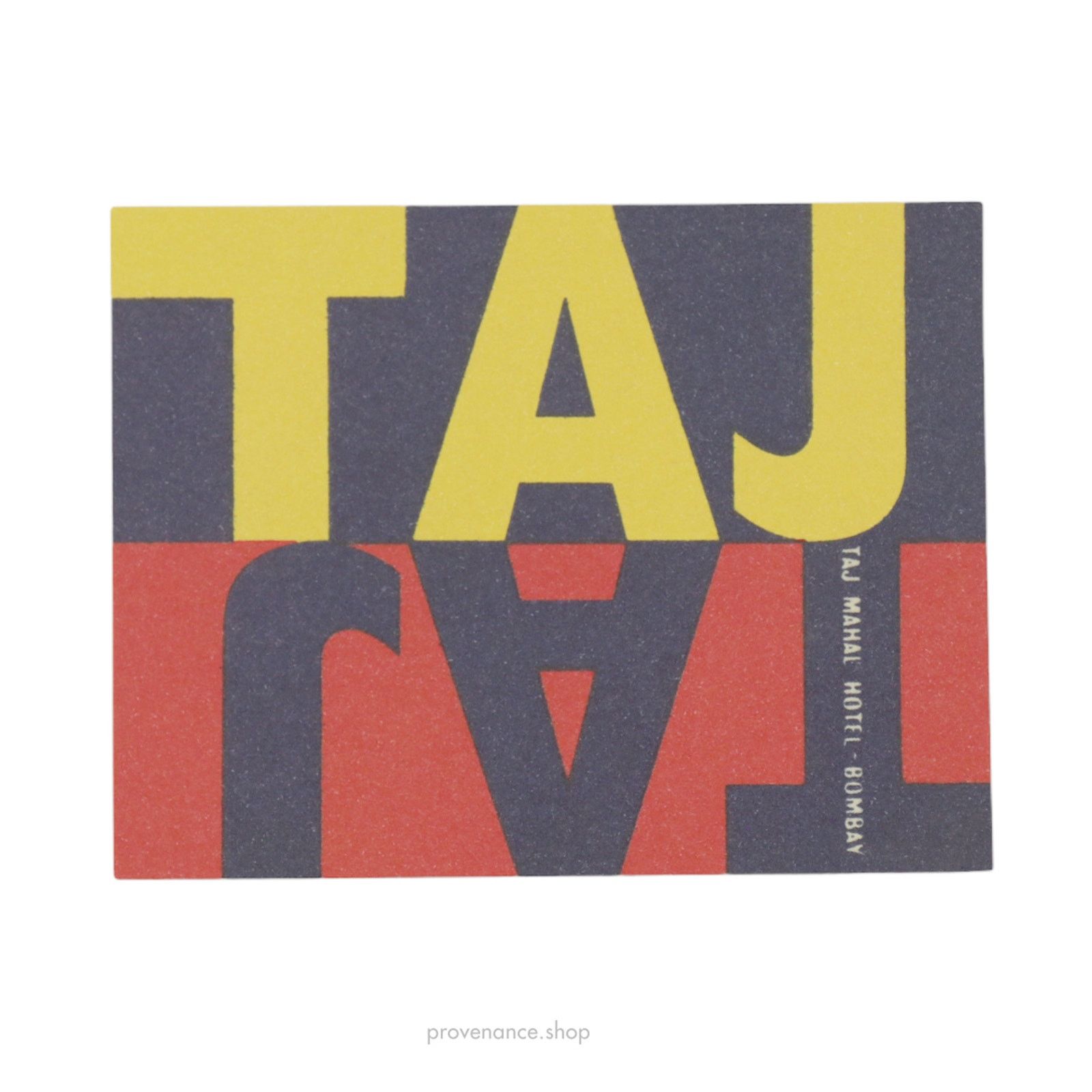 Louis Vuitton 🔴 Hotel Label Sticker Postcard - Taj Taj Size ONE SIZE - 1 Thumbnail