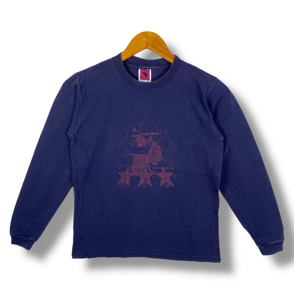Vintage Vintage 90's TOKYO PAPARAZZI CLUB Graphic Longsleeve Tee Size US S / EU 44-46 / 1 - 1 Thumbnail