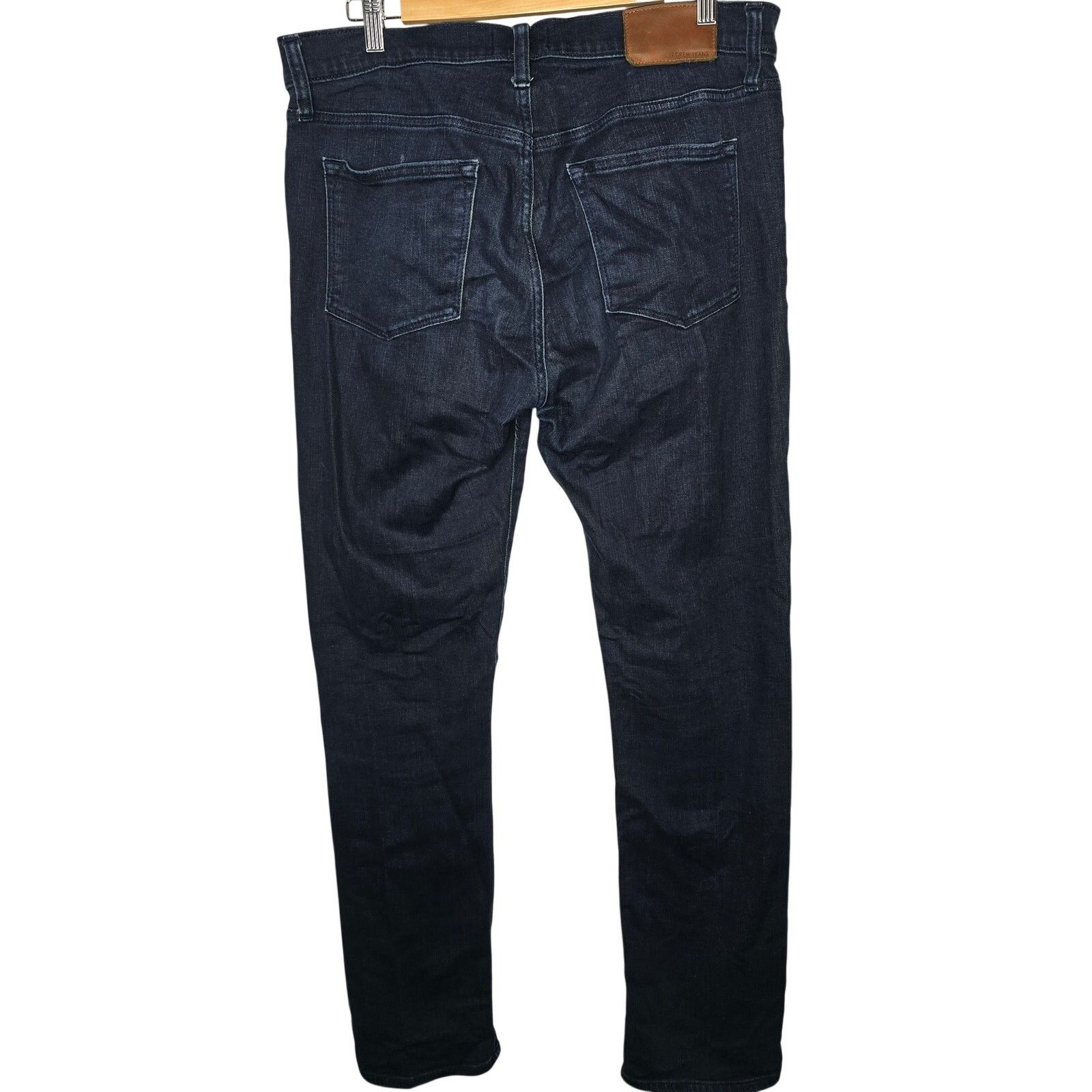 J.Crew J. Crew Dark Wash Slim Fit Stretch Blue Denim Jeans W33 L34 Size US 33 - 7 Thumbnail