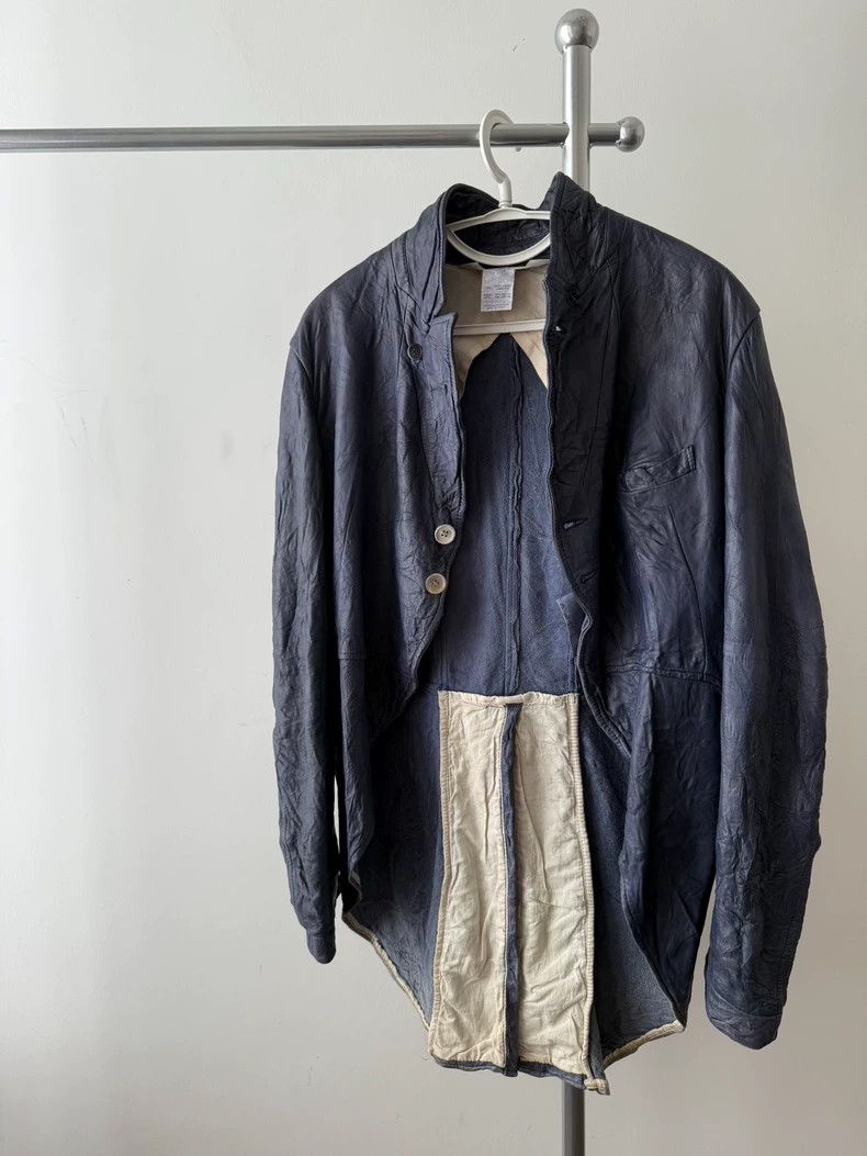 Comme des Garcons Comme des Garcons Folding lamb skin dovetail suit jacket Size M / US 6-8 / IT 42-44 - 2 Thumbnail