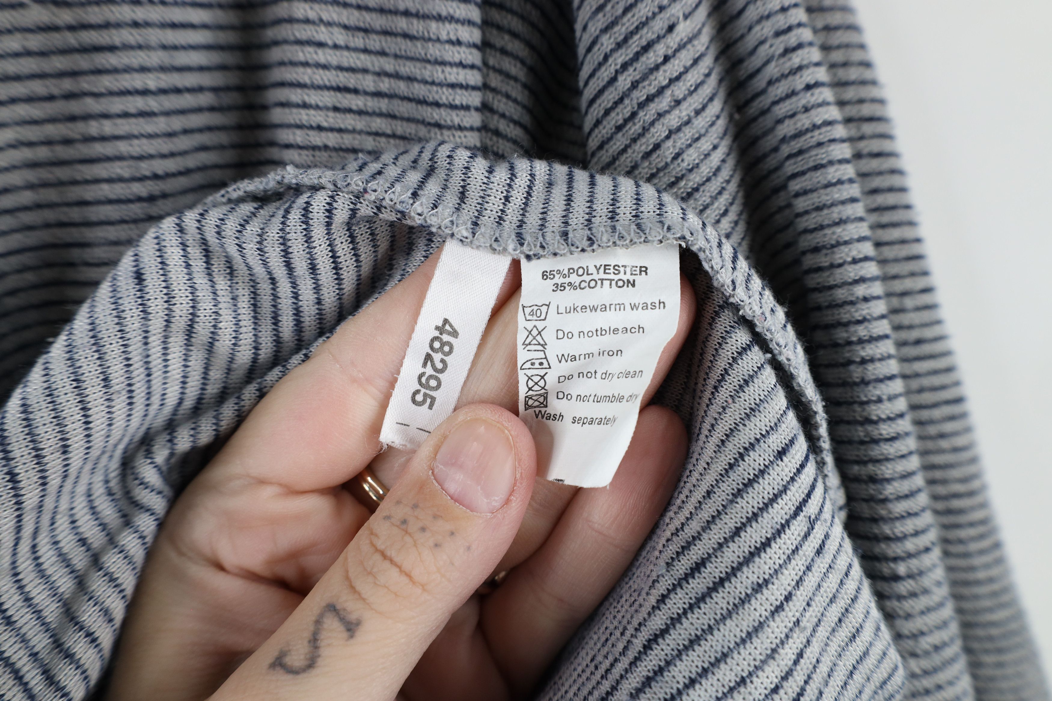 Vintage Vintage 90s Streetwear Cloth Striped Half Zip Collared Polo Size US M / EU 48-50 / 2 - 9 Thumbnail