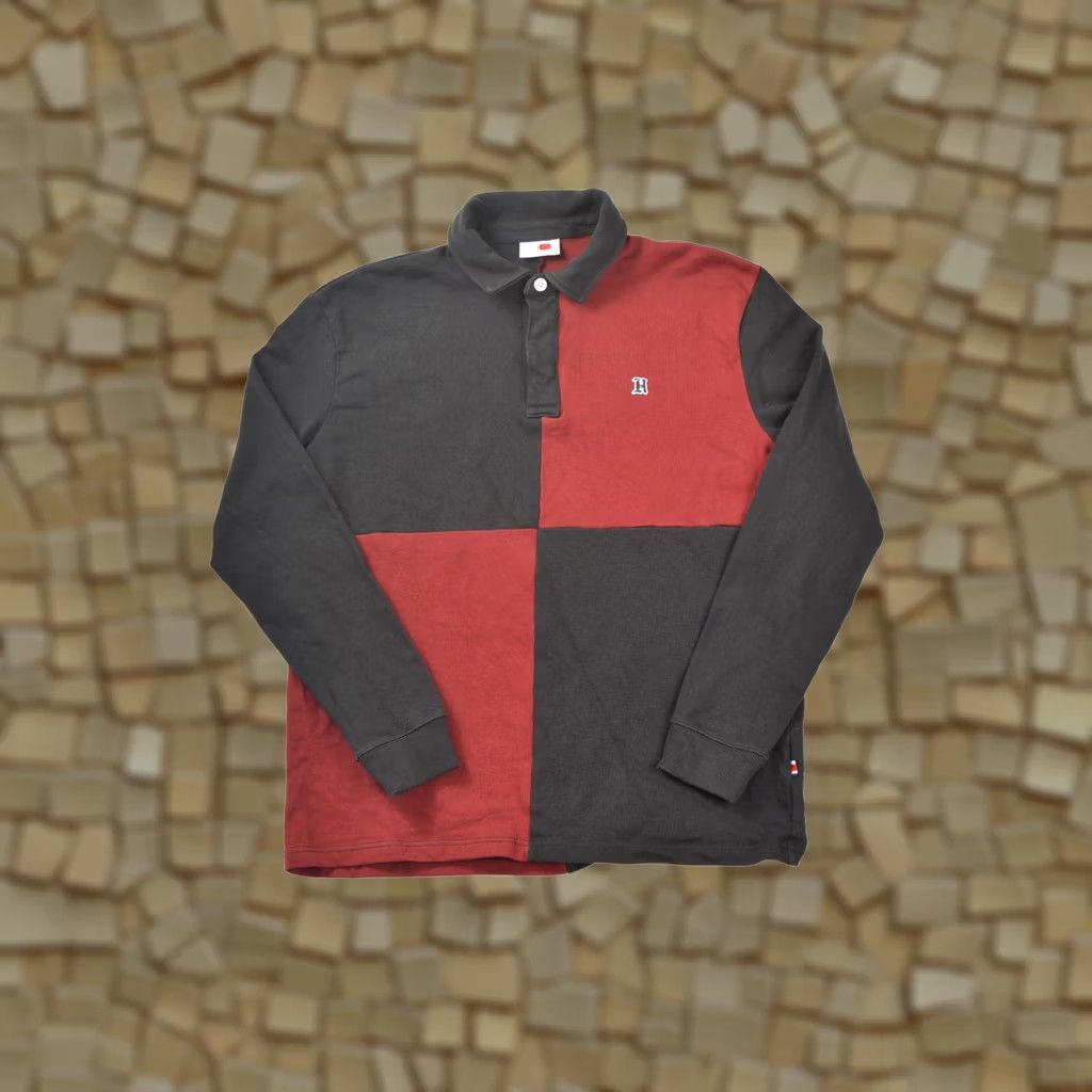Tommy Hilfiger Tommy Hilfiger Lewis Hamilton Color-Blocked Rugby Polo Shirt XL Men Multicolor Long Sleeve 100% Cotton, MW0MW11413 Size US XL / EU 56 / 4 - 1 Thumbnail