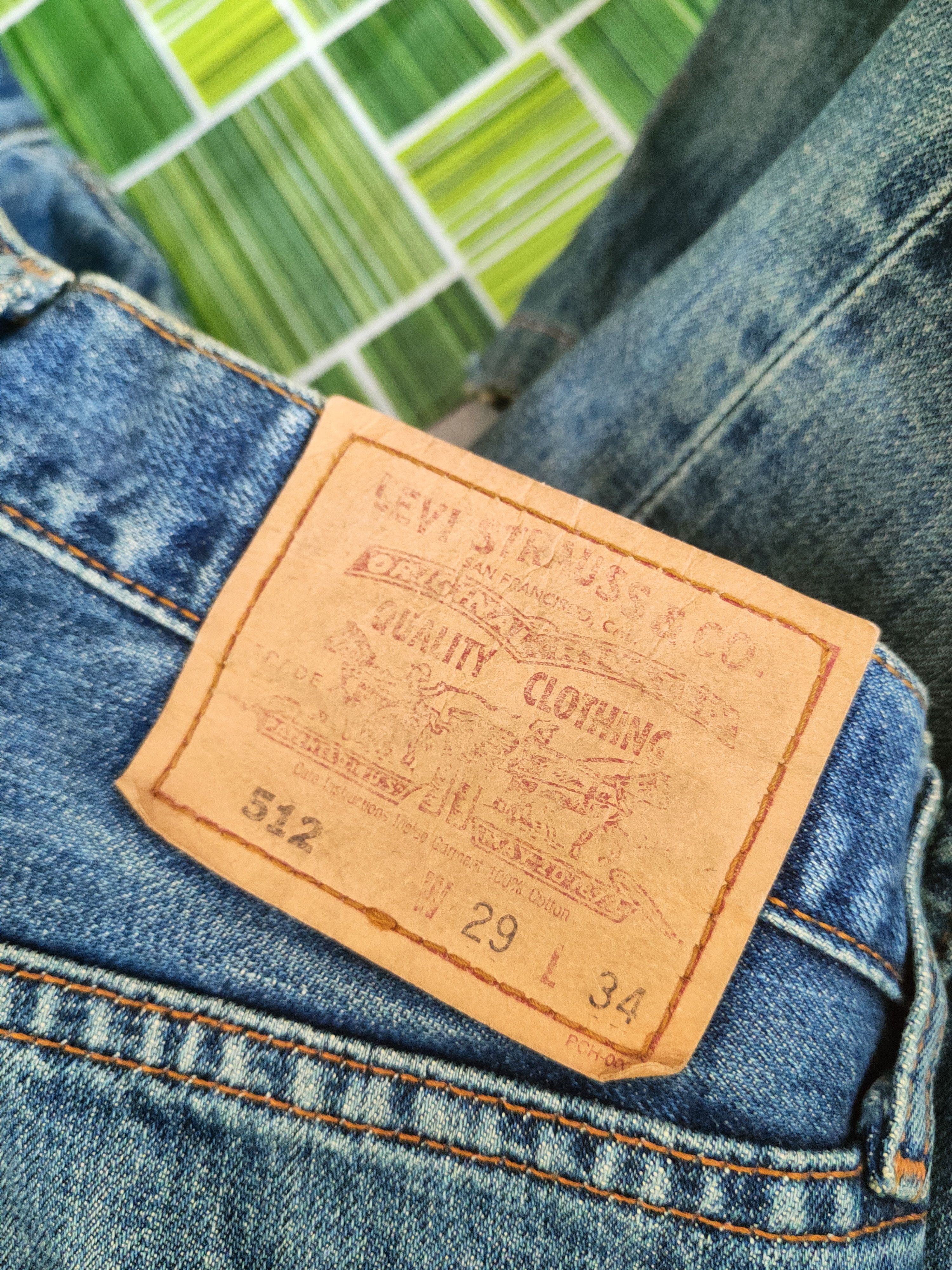 Levi's 512 Levi's Blue Distressed Ripped Jeans #S2808 Size US 28 / EU 44 - 14 Thumbnail