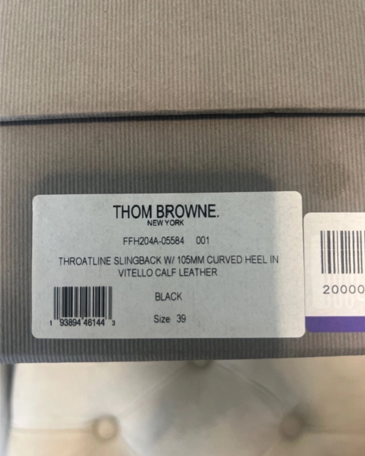 Thom Browne THOME BROWNE Slingback Heel, 39 Size US 9 / IT 39 - 2 Thumbnail