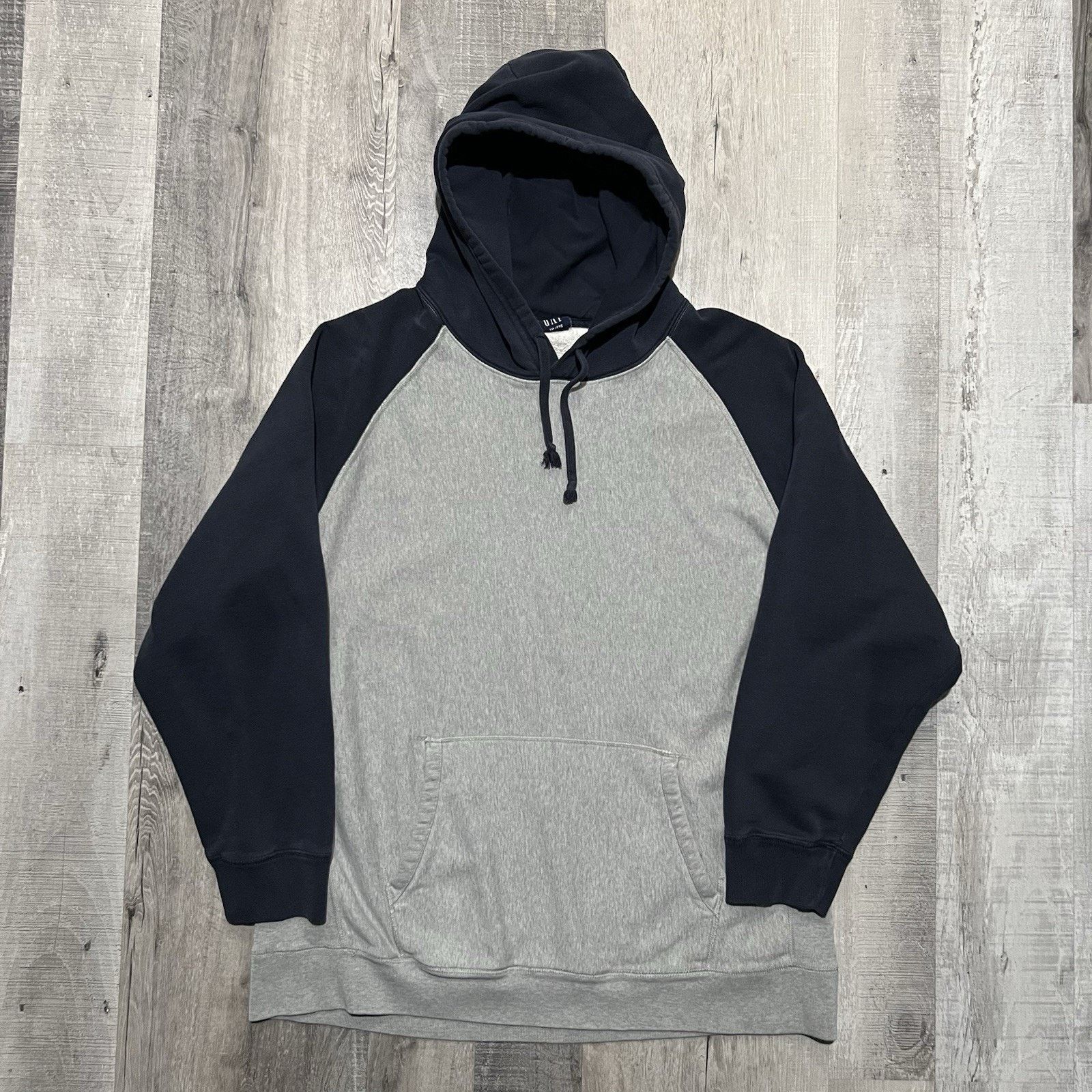 Gap VTG Gap Two Tone Heavy Cotton Hoodie Black Pull Over Y2K 2XL Size US XXL / EU 58 / 5 - 1 Thumbnail