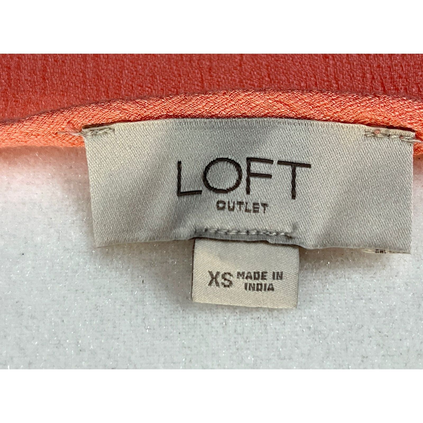 Loft LOFT Shift Sundress XS Peach Adjustable Straps Casual Dress Size XS / US 0-2 / IT 36-38 - 5 Thumbnail