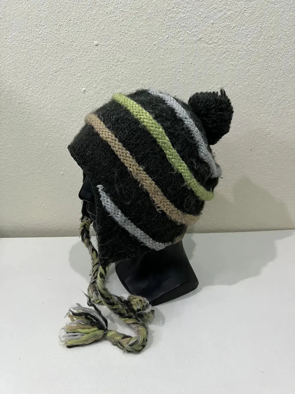 Japanese Brand Japanese Brand Knitted Earflap beanie Hat Size ONE SIZE - 4 Thumbnail