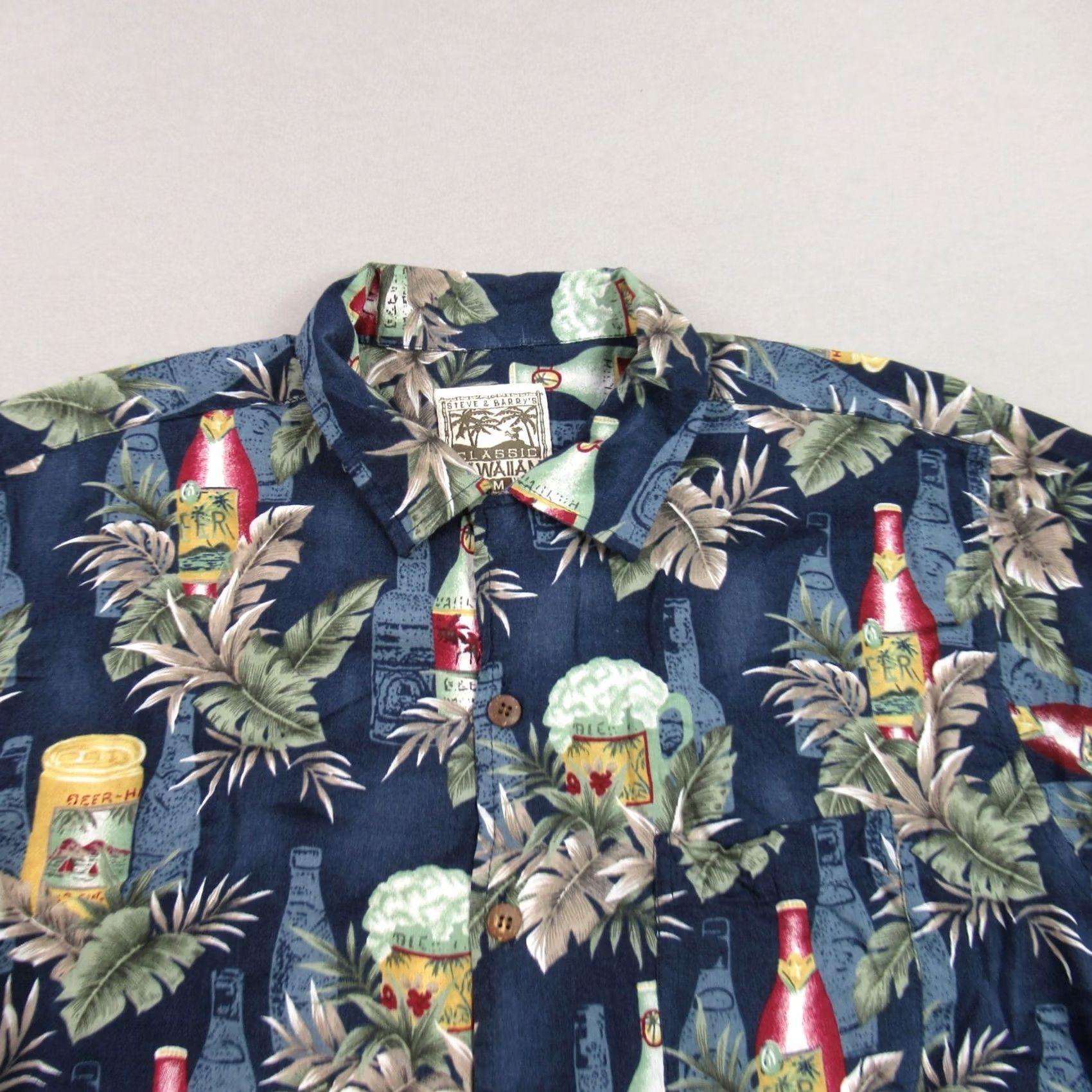 Vintage Steve & Berry's Shirt Medium Floral Hawaiian Button Up Short Sleeve Mens Size US M / EU 48-50 / 2 - 2 Thumbnail