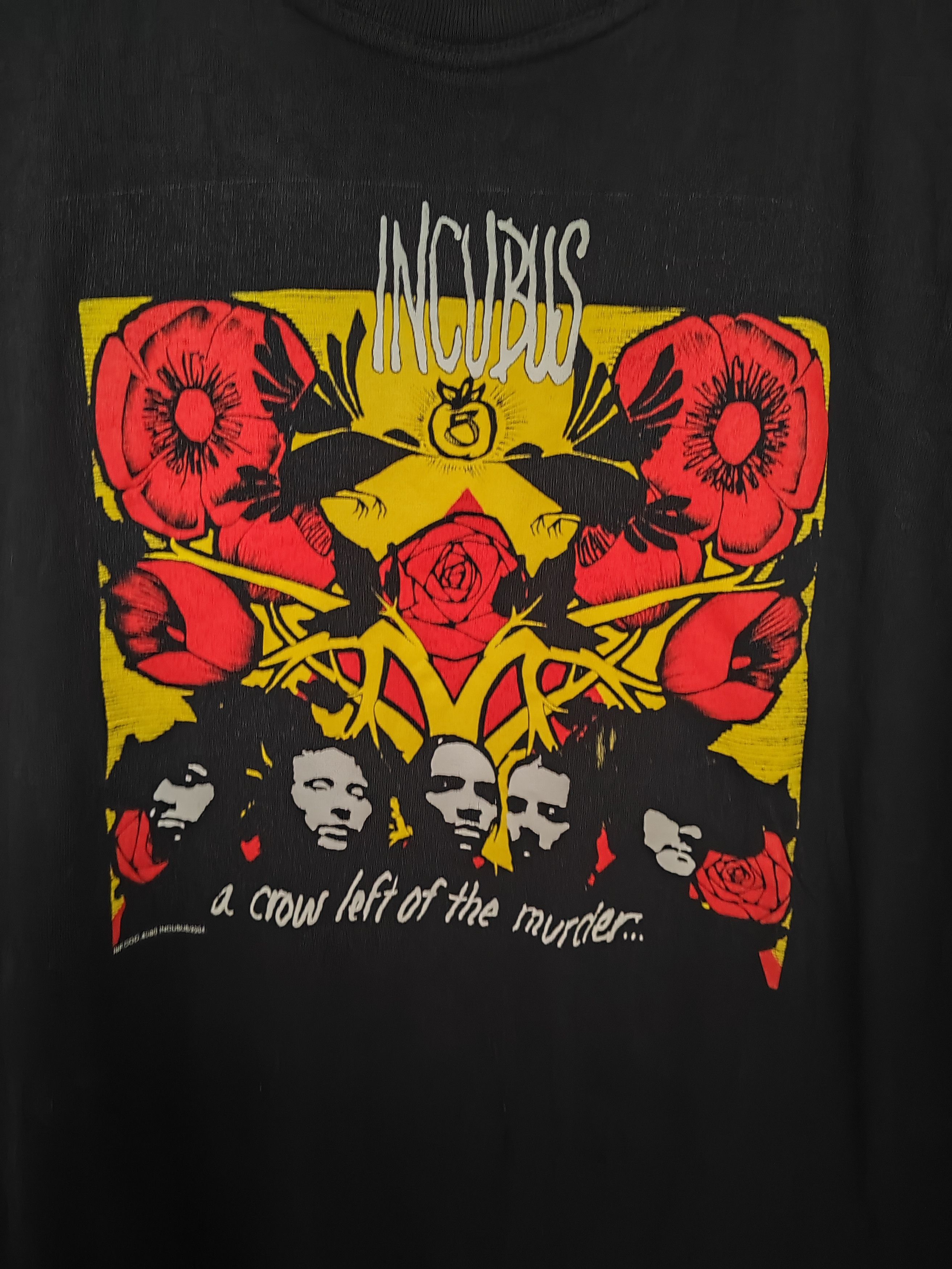 Band Tees × Japanese Brand Incubus – A Crow Left of the Murder Vintage Style Band Tee Size US M / EU 48-50 / 2 - 3 Thumbnail