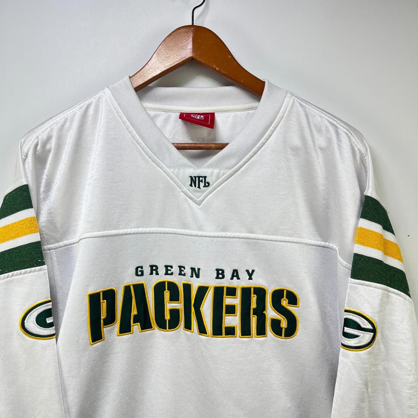Vintage Vintage Green Bay Packers Long Sleeve Jersey XL 2XL Size ONE SIZE - 2 Thumbnail