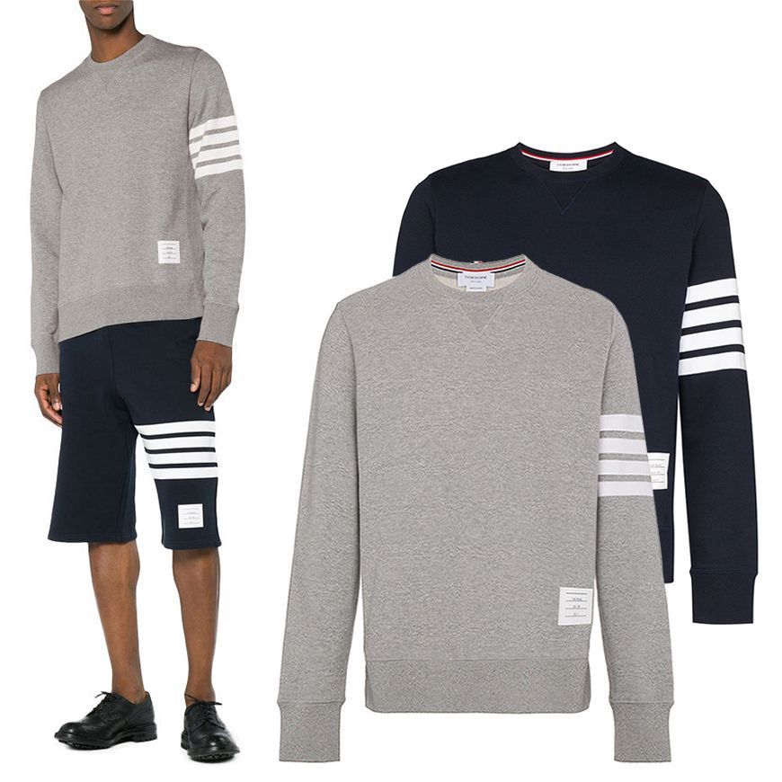 Thom Browne Diagonal Armband Sweatshirt Size US M / EU 48-50 / 2 - 1 Thumbnail