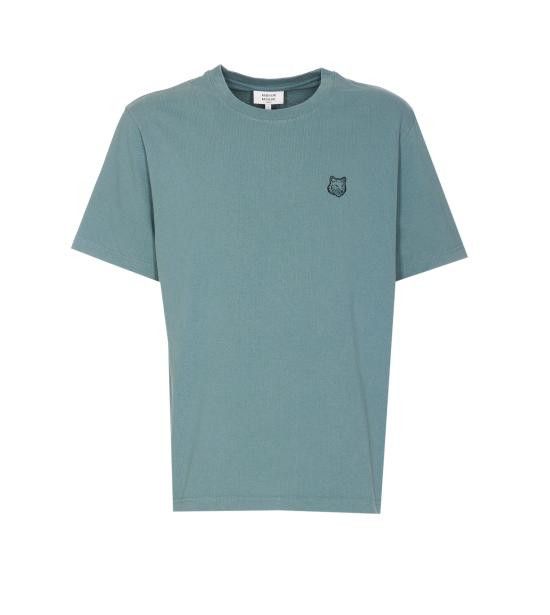 Maison Kitsune MAISON KITSUNE Men T-Shirts MM00127KJ0118 0081 Blue Size US XL / EU 56 / 4 - 1 Thumbnail