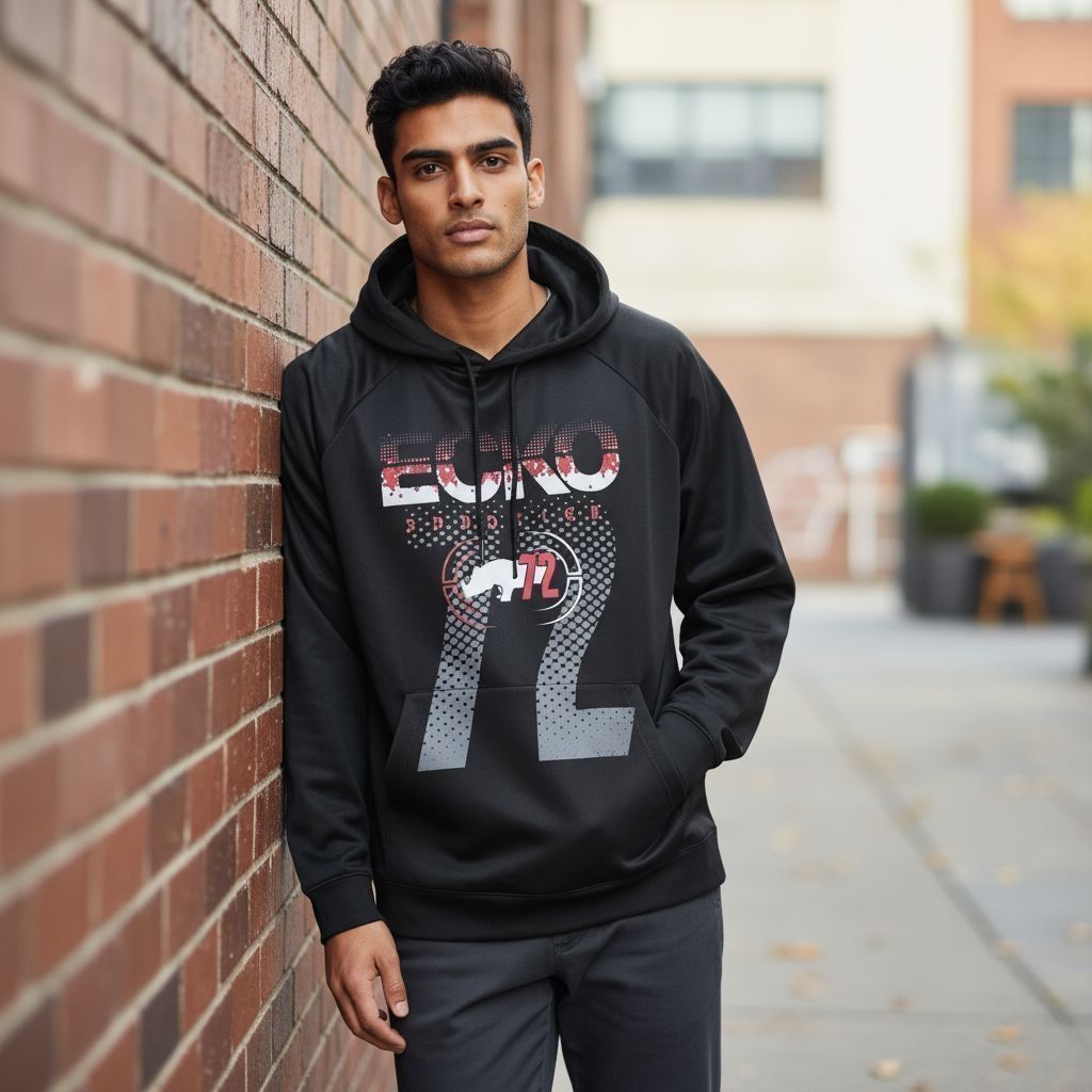 Ecko Unltd. Ecko Unltd Mens Black Hoodie Sweatshirt Size XL Size US XL / EU 56 / 4 - 1 Thumbnail