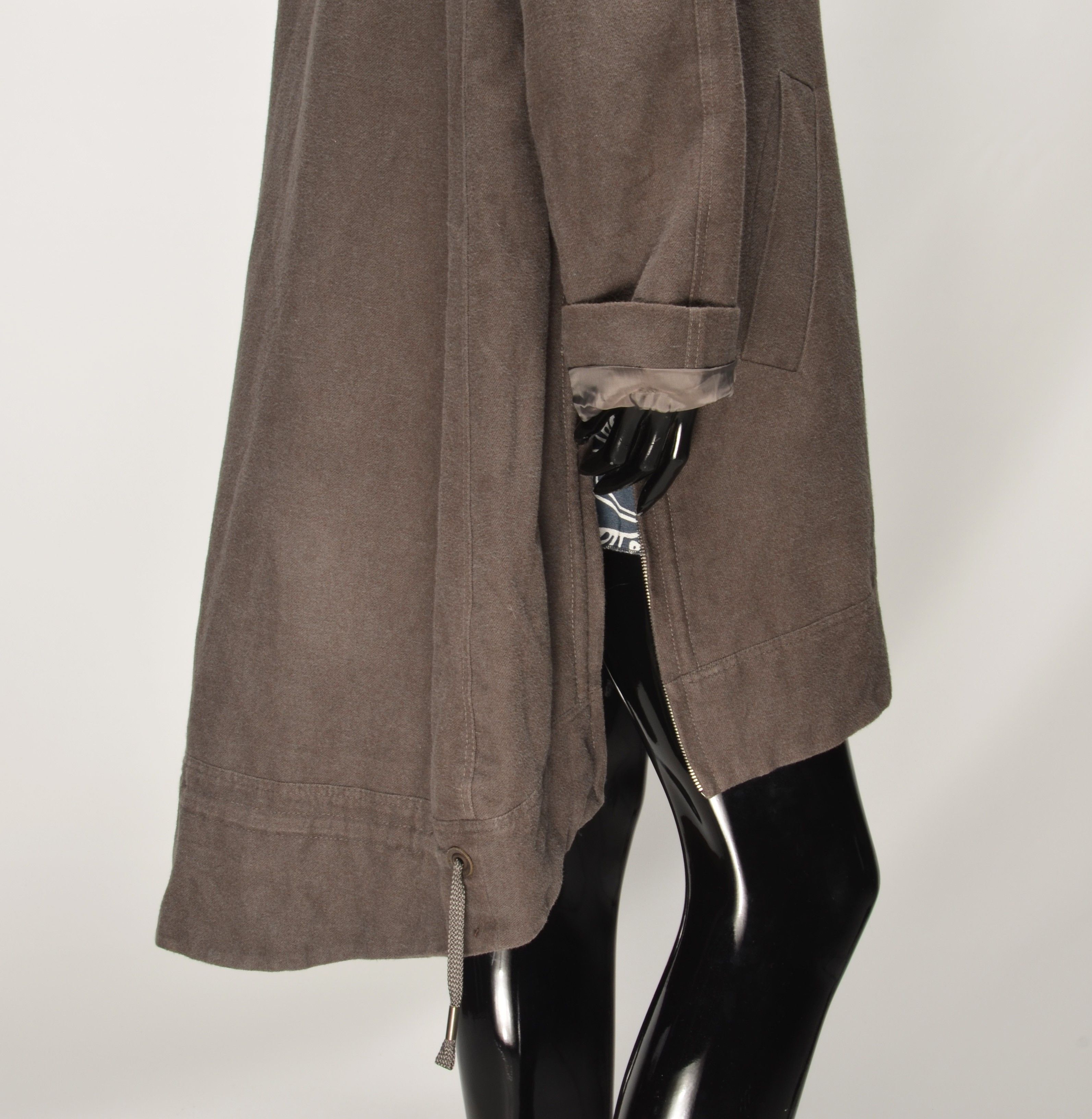 Annette Gortz Annette Gortz Avant Garde Hooded Oversized A-Line Coat Size XS / US 0-2 / IT 36-38 - 16 Thumbnail