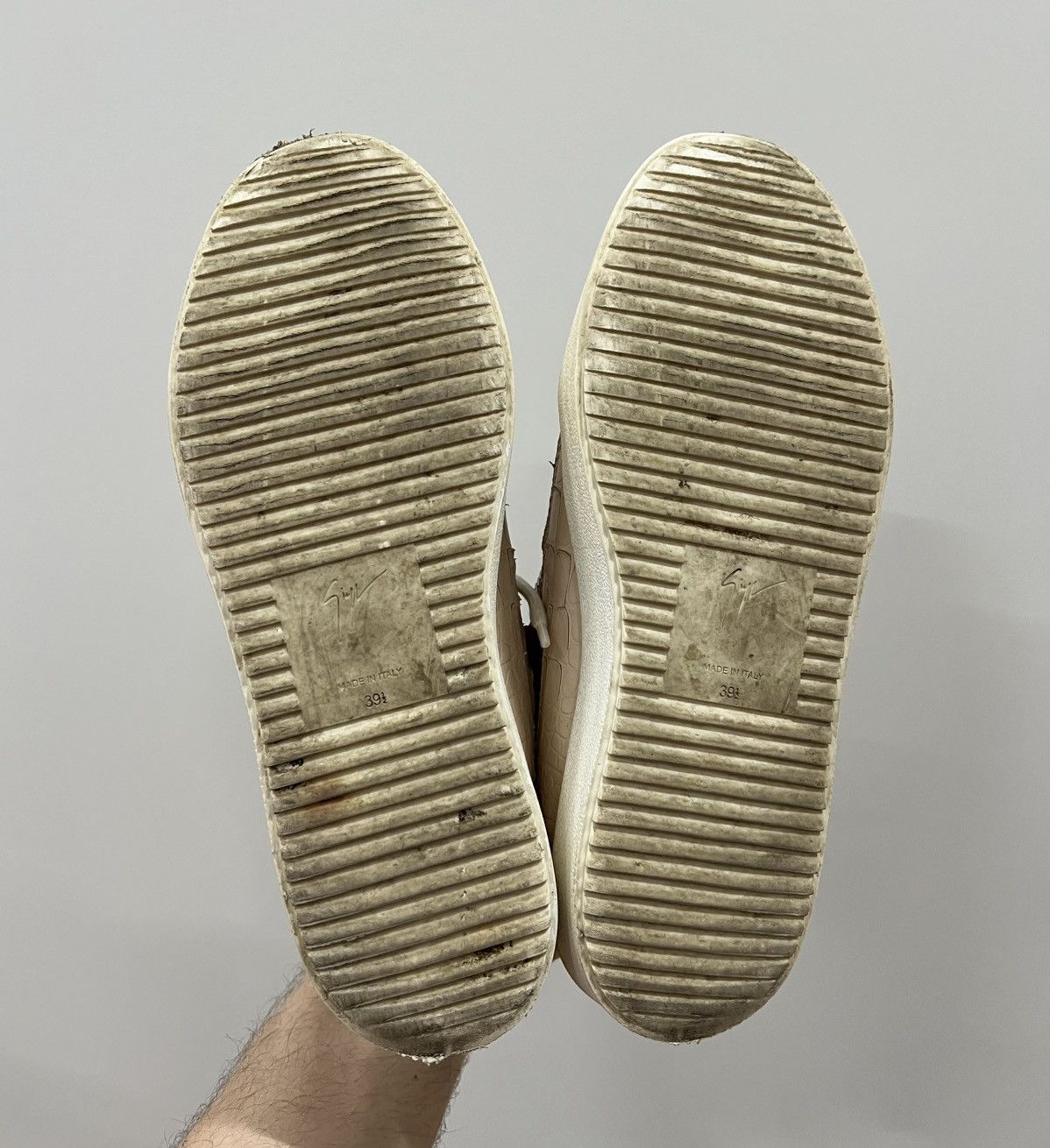 Giuseppe Zanotti Giuseppe Zanotti Leather Python High Top Sneakers Size US 9.5 / IT 39.5 - 16 Thumbnail