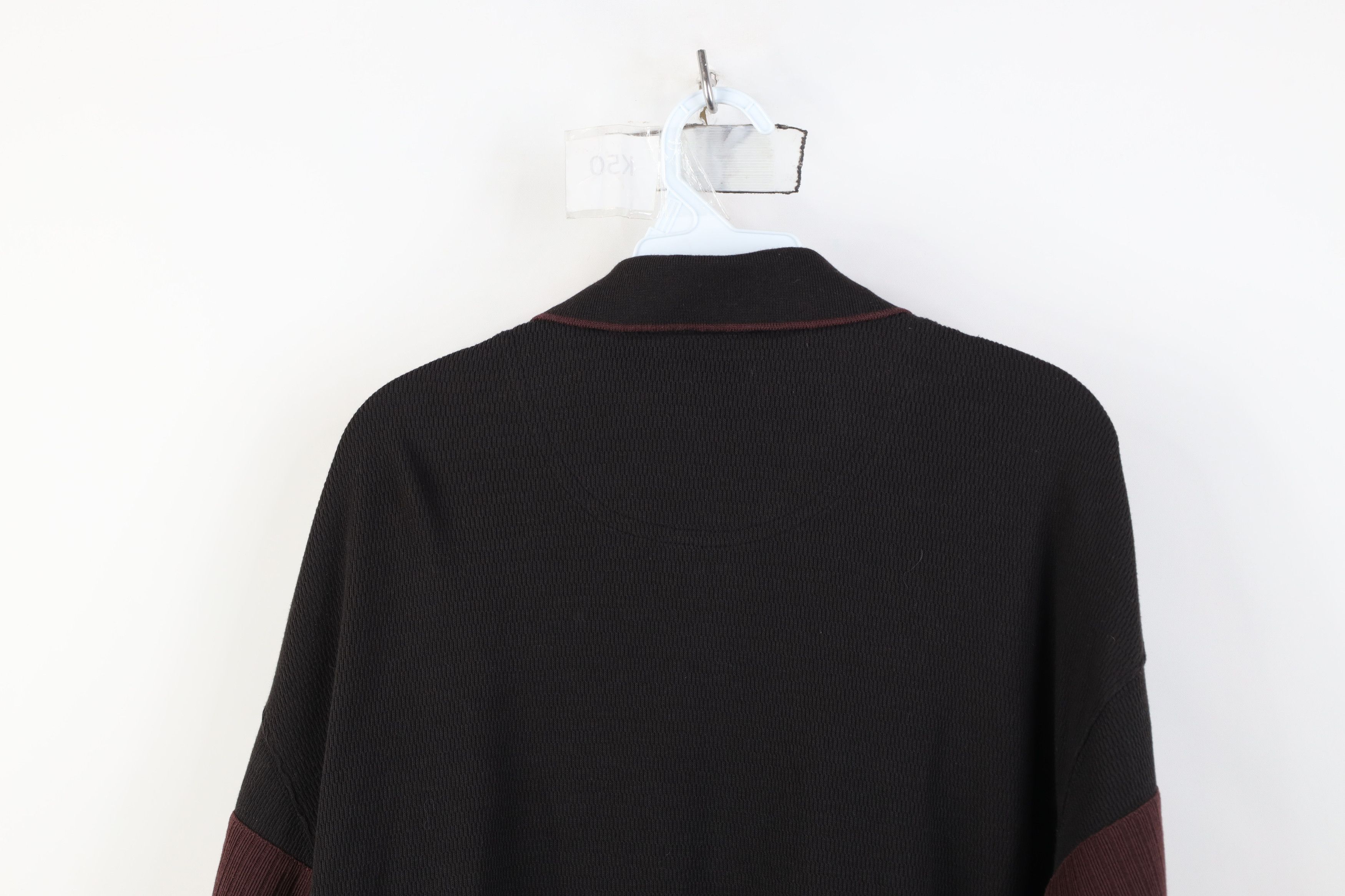 Vintage Vintage 90s Y2K Streetwear Thermal Knit Pullover Polo Shirt Size US XL / EU 56 / 4 - 11 Thumbnail
