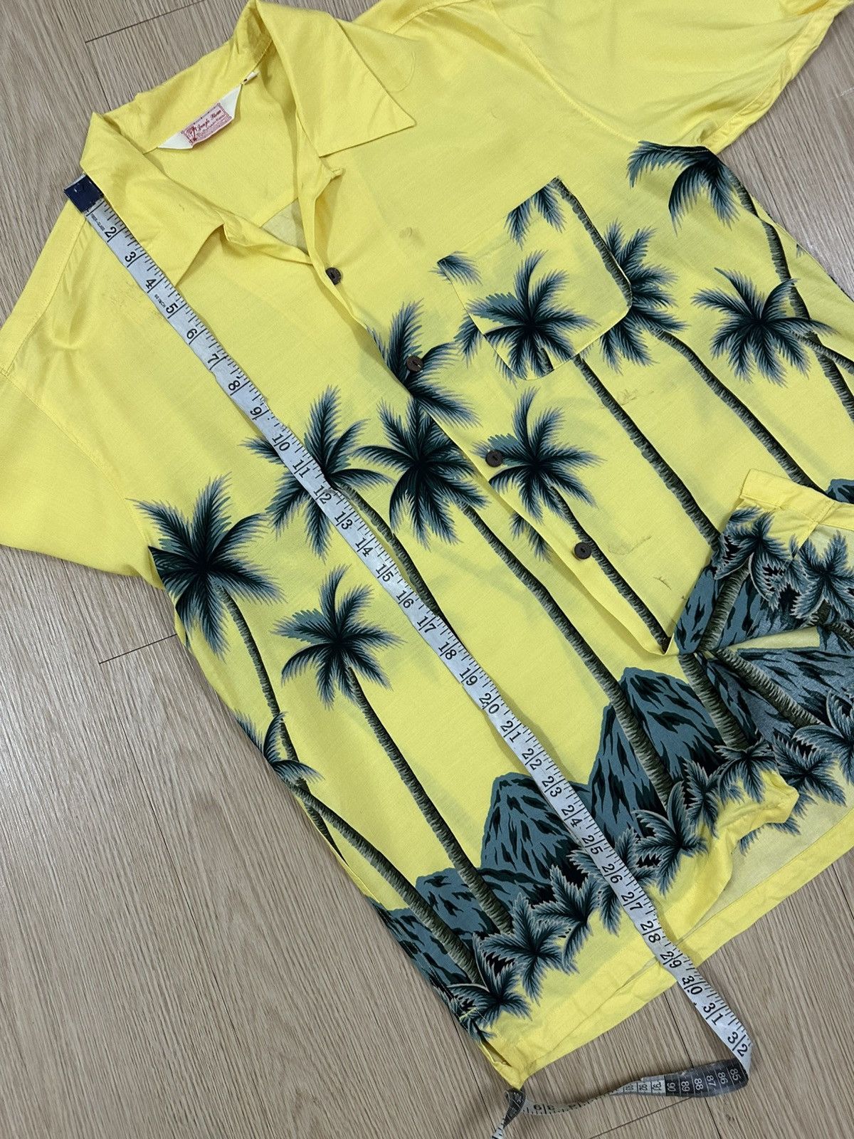 Beauty Beast × Japanese Brand Rare Beautiful Vintage Jungle Storm Authentic Hawaiian Shirt Size US L / EU 52-54 / 3 - 10 Thumbnail
