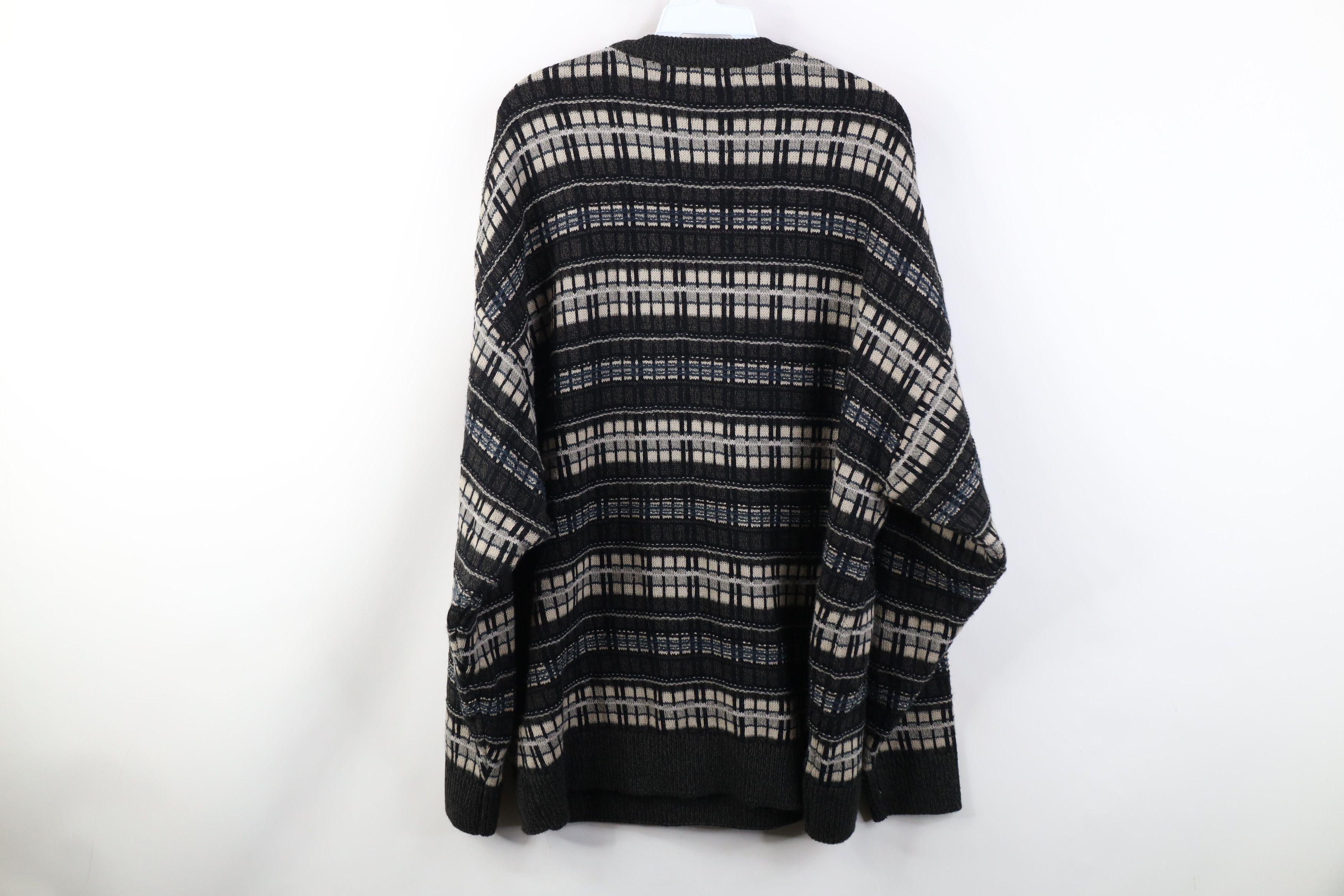 Vintage Vintage 90s Streetwear Knit Crewneck Sweater Earth Tone Size US XL / EU 56 / 4 - 7 Thumbnail