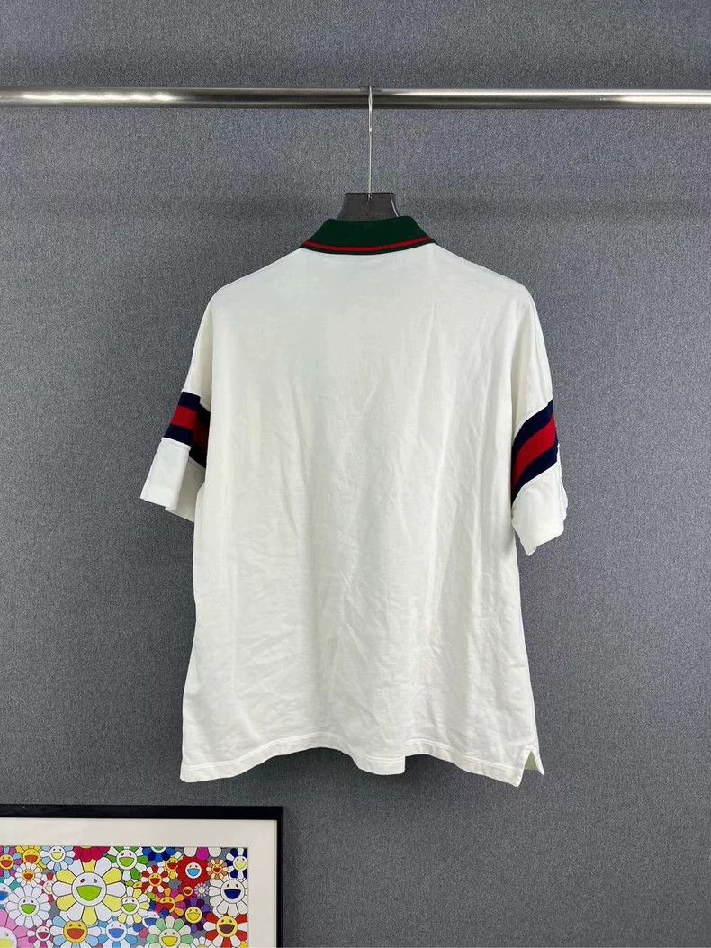 Gucci Gucci Short Sleeve Striped Polo Shirt-2506 Size US XXL / EU 58 / 5 - 2 Thumbnail