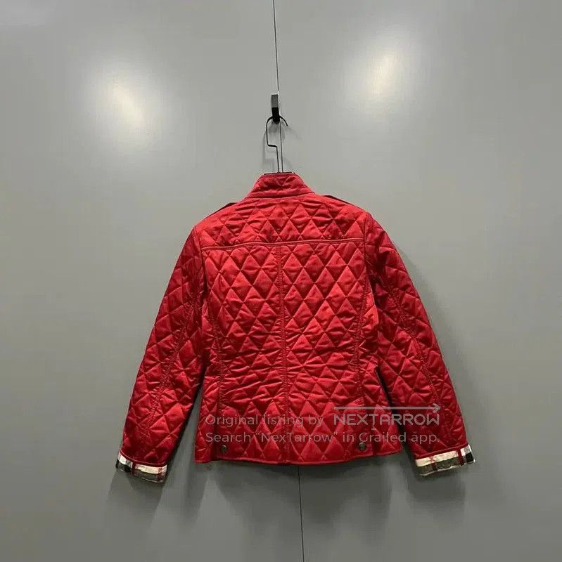 Burberry Burberry Red Cotton Women’s Jacket for Spring. Size S / US 4 / IT 40 - 2 Thumbnail