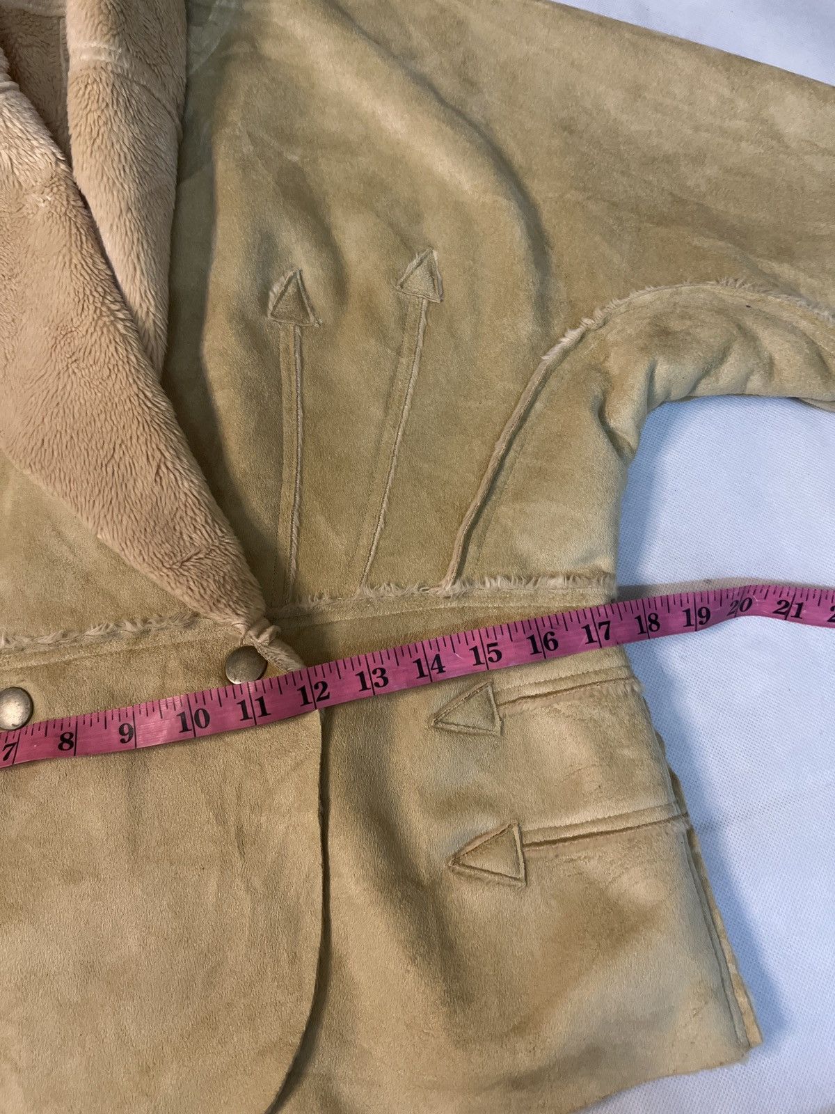 Vintage E-clat Women's Sheepskin Shearling Coat Jacket Japanese Size S / US 4 / IT 40 - 10 Thumbnail