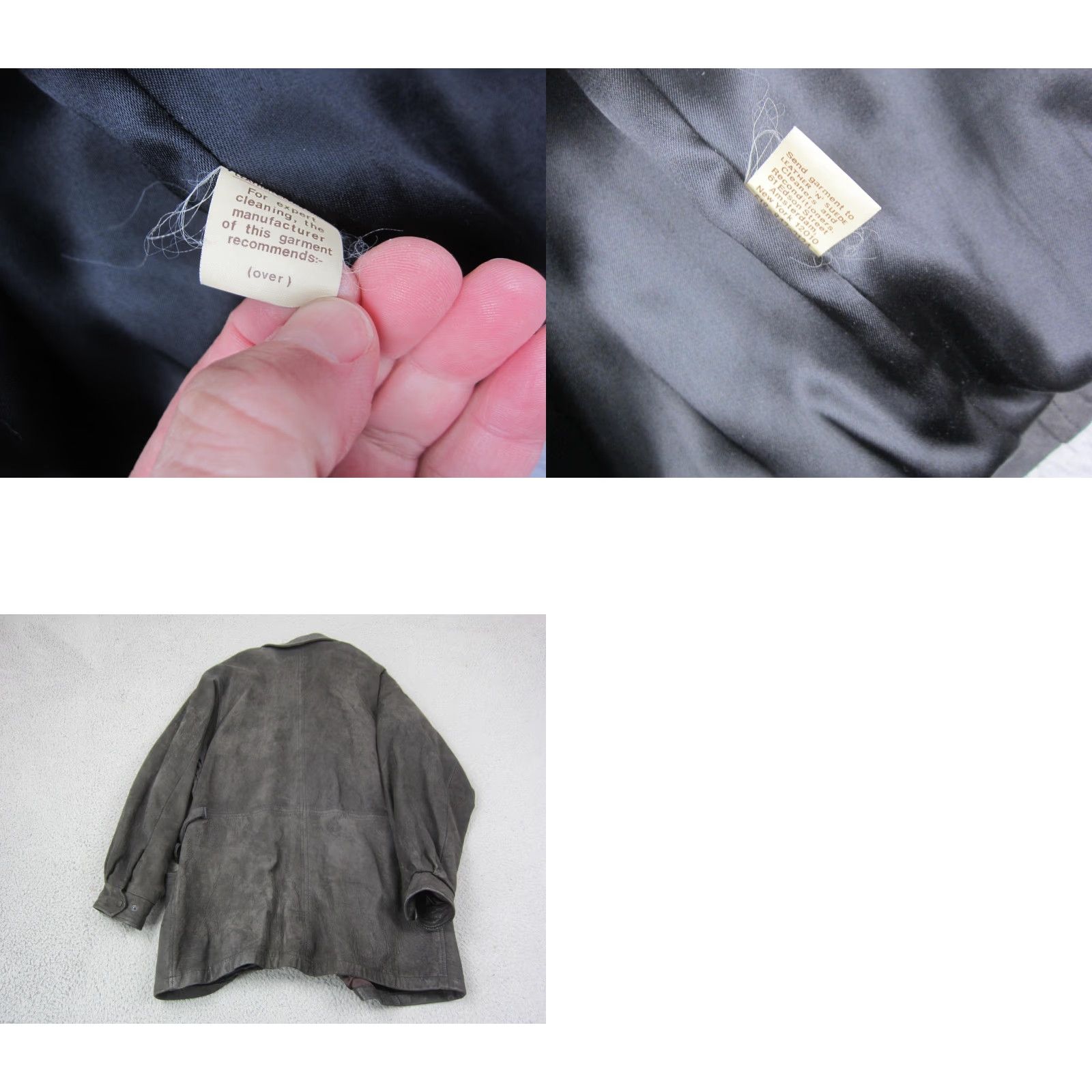 Vintage VINTAGE Breier Amsterdam Leather Jacket Mens 42 Black Suede USA Made Overcoat Louis Fashion? Size US XS / EU 42 / 0 - 8 Thumbnail