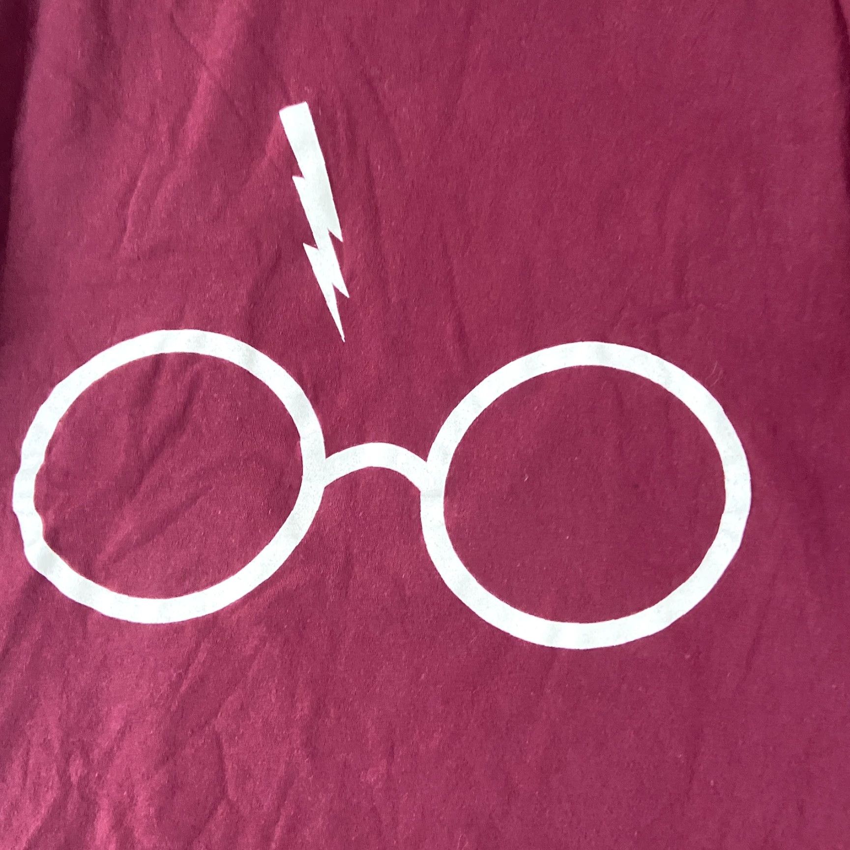Vintage Harry Potter T Shirt Women’s L Red White Glasses Lightning Bolt Women T-Shirt Red Harry Potter Womens L Size L / US 10 / IT 46 - 3 Thumbnail