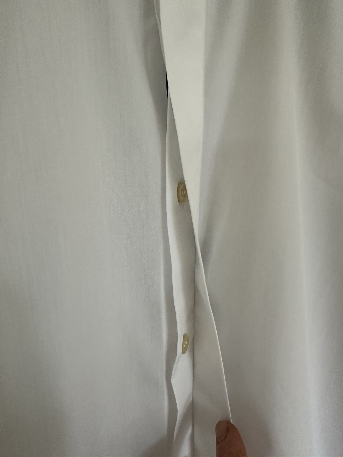 Saint Laurent Paris FW19 Saint Laurent fixed collar white shirt 40 Size 40R - 9 Thumbnail