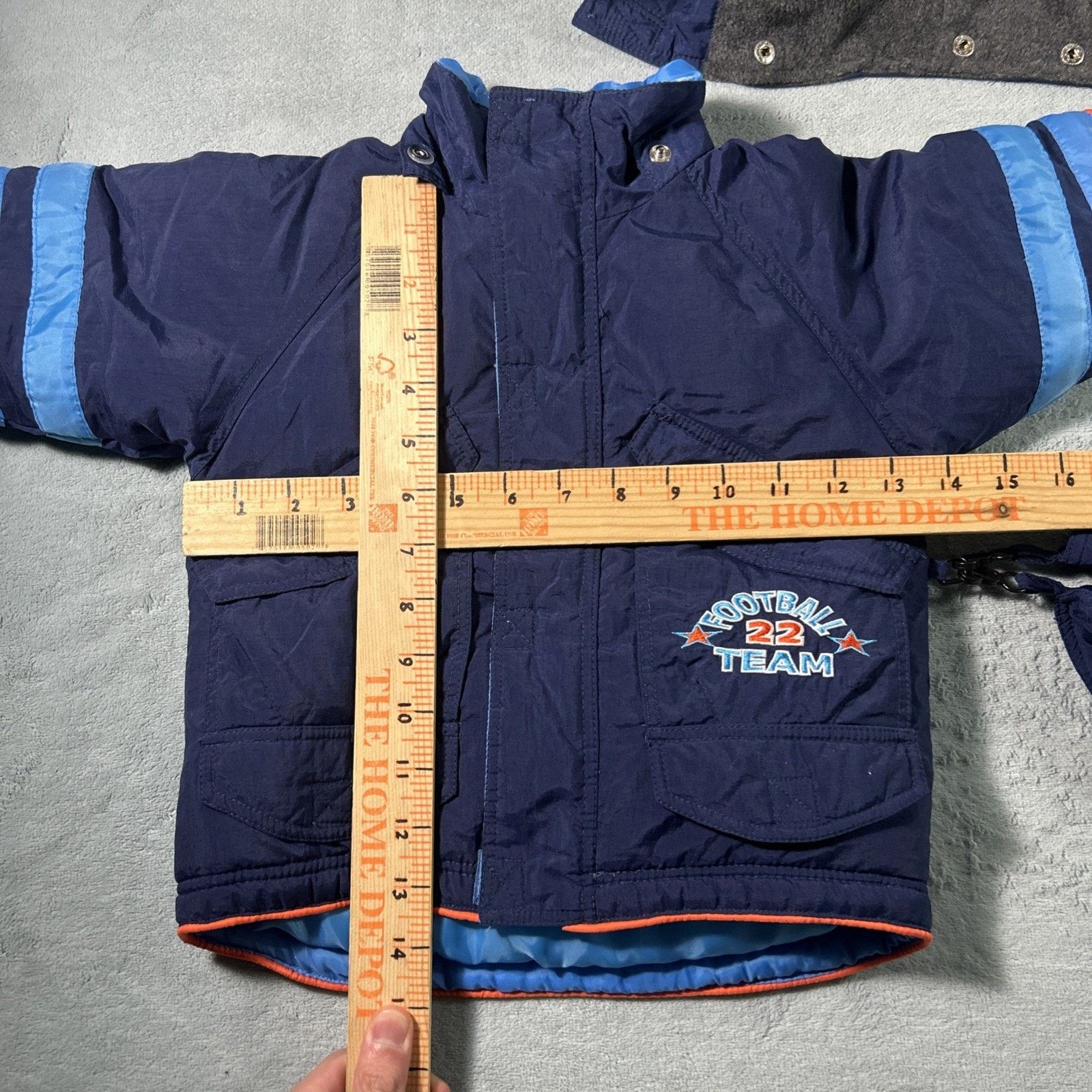 Patagonia Y2k 2000s Fur Hood Jacket 18M Toddler Youth Boys Puff Hoodie Size US XXS / EU 40 - 13 Thumbnail