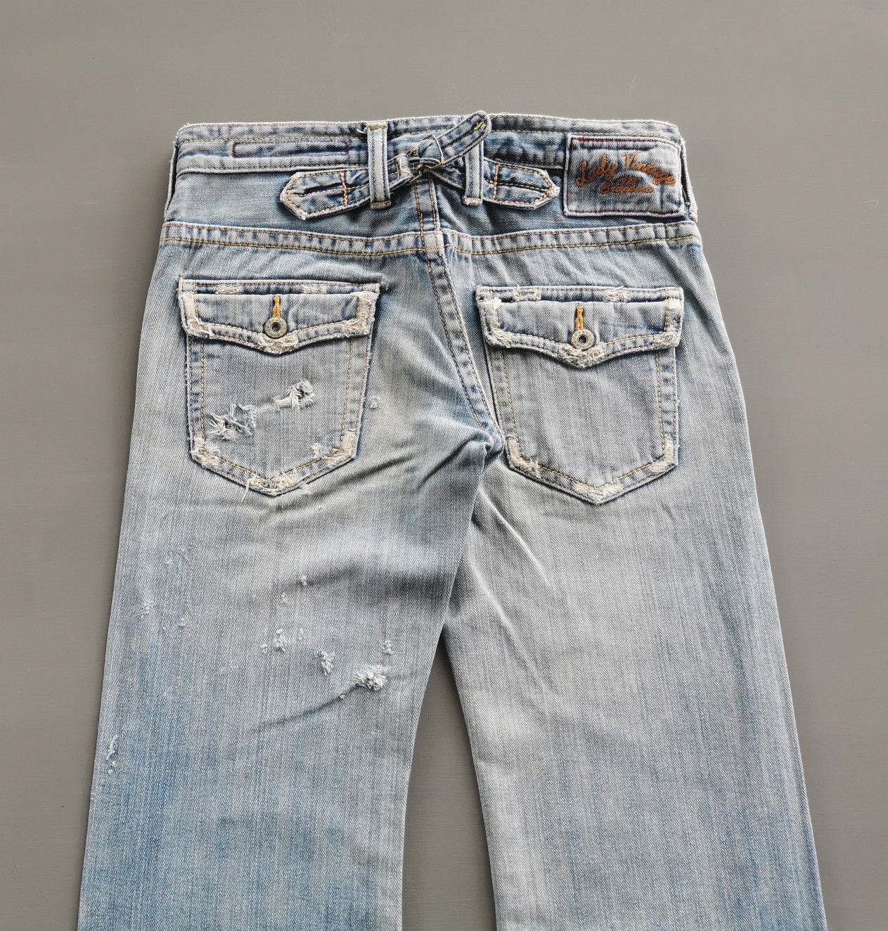 Japanese Brand Flared Bootcut Lady Vintage Brappers Japan Jeans Size 30" / US 8 / IT 44 - 8 Thumbnail