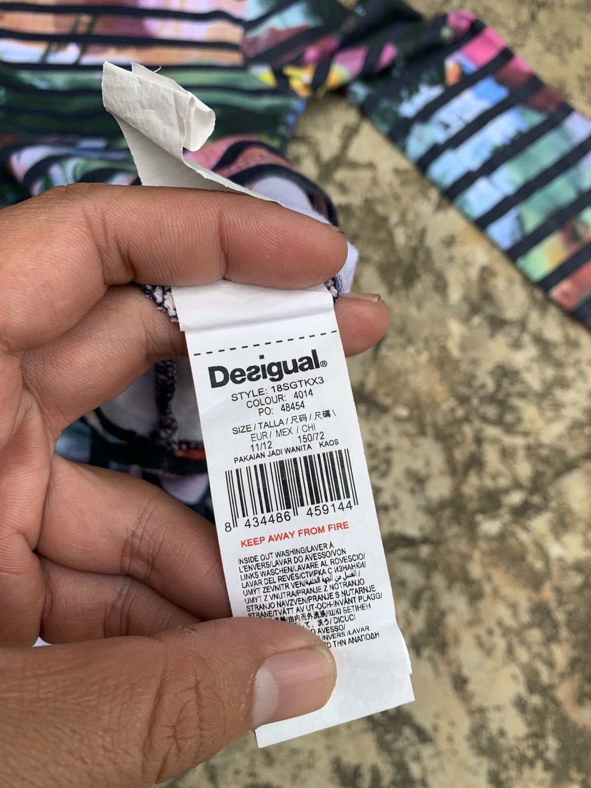 Desigual × Japanese Brand y2k Desigual Spain Multicolor Floral Beady Longsleeve Top Size M / US 6-8 / IT 42-44 - 11 Thumbnail