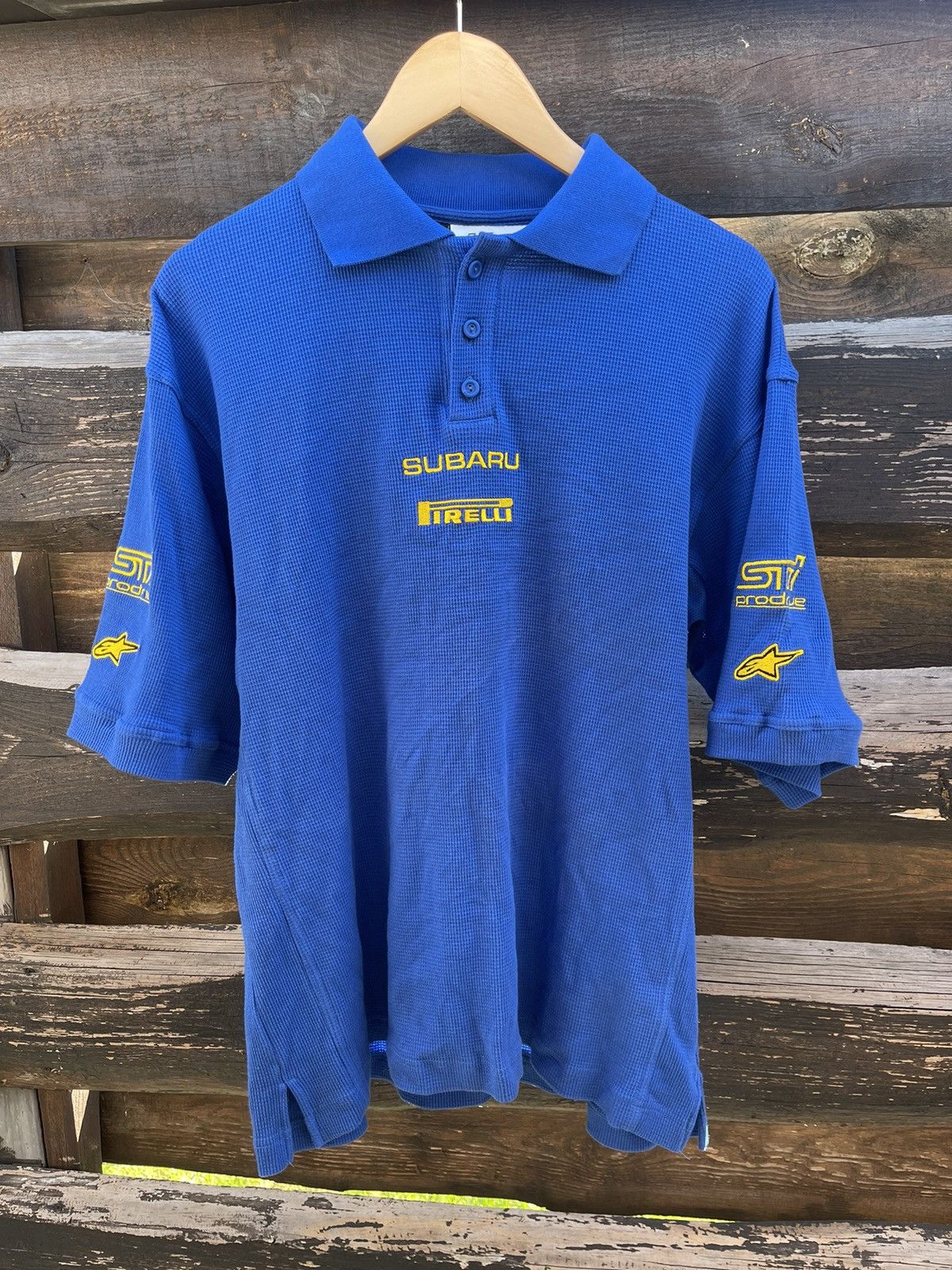 Alpinestars × Vintage 90’s Alpinestars Subaru pirelli Vintage racing jersey Size US XL / EU 56 / 4 - 3 Thumbnail