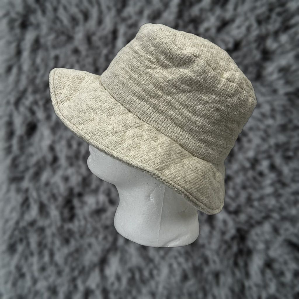 Lord & Taylor VINTAGE Lord & Taylor Quilted Bucket Hat Beige Unisex GUC 1990s Bucket Hat Mens Womens Size ONE SIZE - 1 Thumbnail