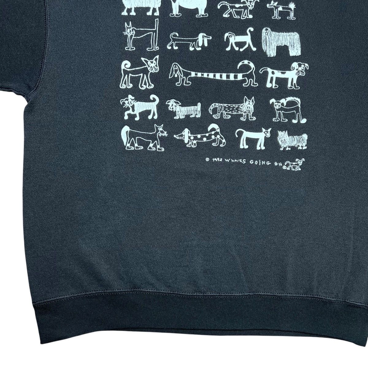 Other Vintage 1992 Different Dog Breeds What’s Going On Sweatshirt Size US L / EU 52-54 / 3 - 6 Thumbnail