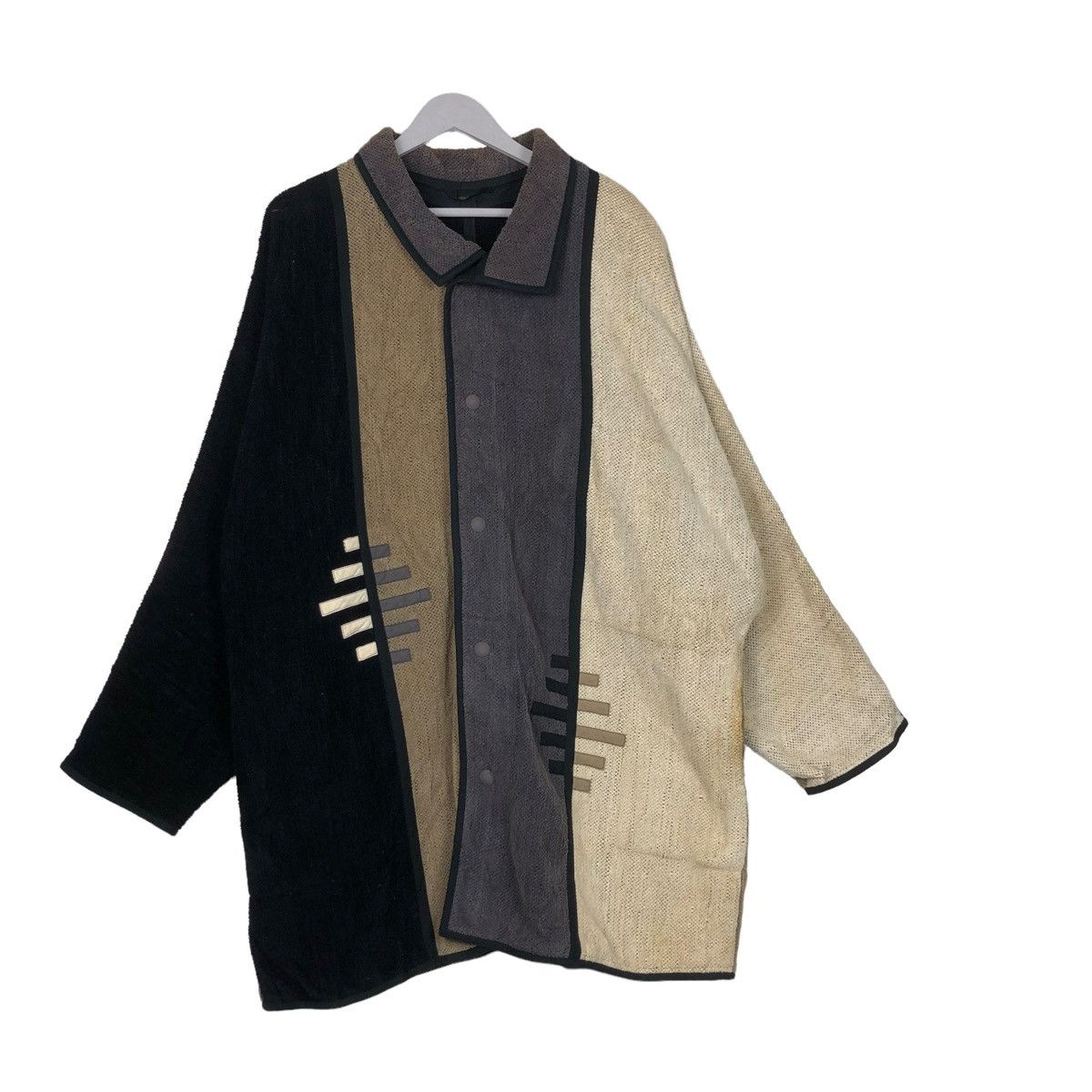 Japanese Brand 💥90’s Vintage Wool Jacket Annikki Karvinen Issey Miyake Size US L / EU 52-54 / 3 - 3 Thumbnail