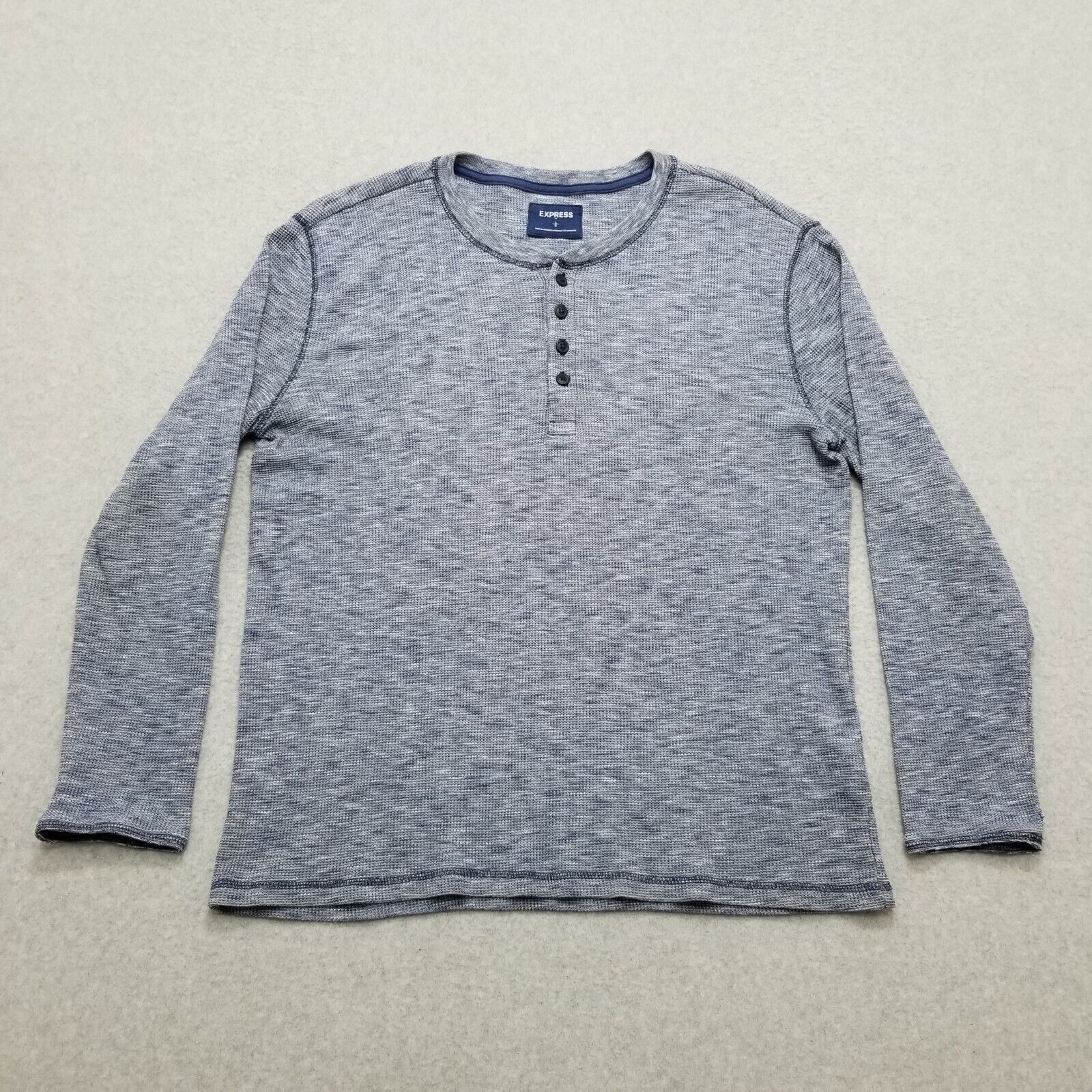 Express Express Sweater Mens Large Long Sleeve Sweatshirt Pullover Size US L / EU 52-54 / 3 - 1 Thumbnail
