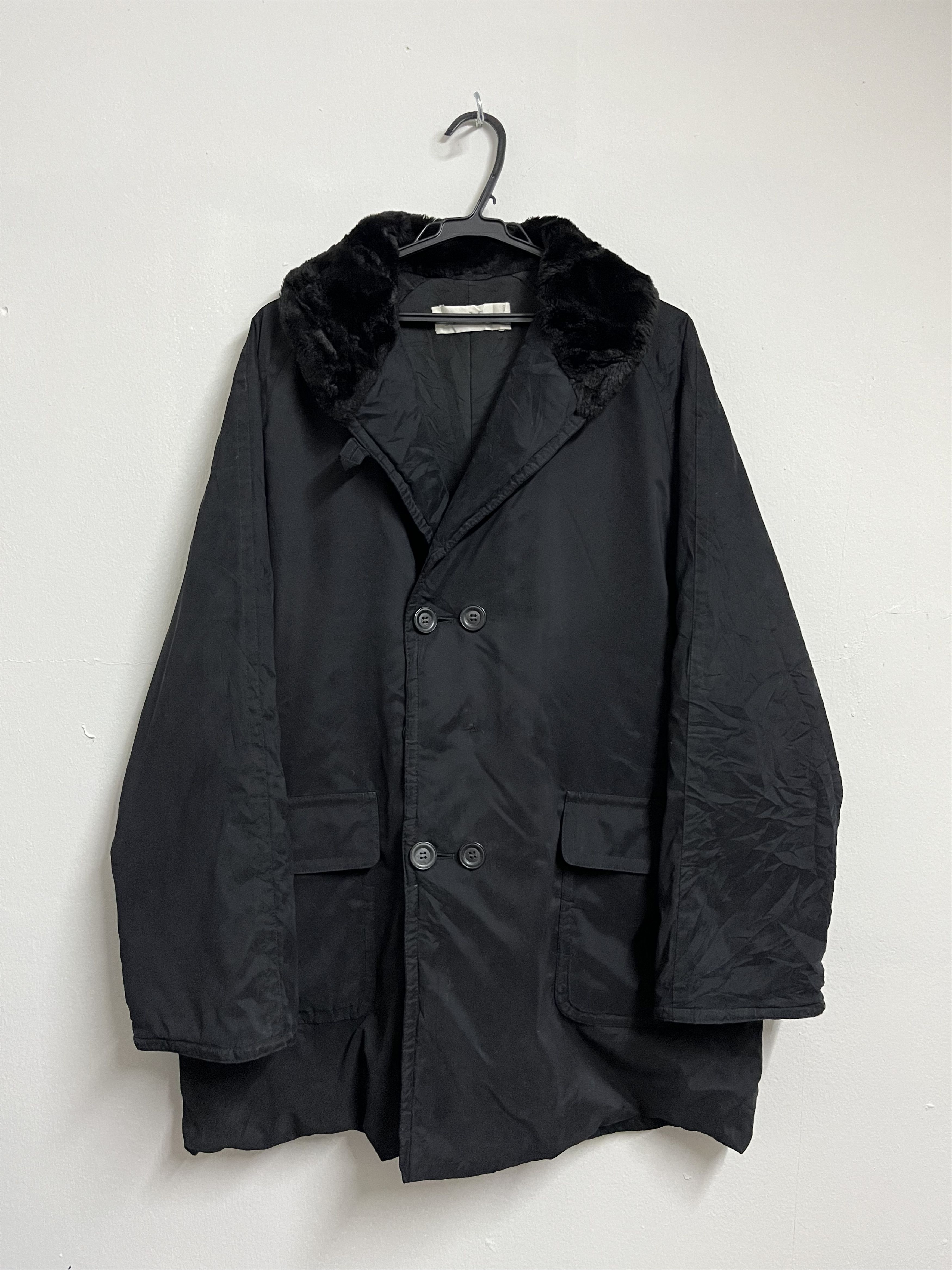 Bcbgmaxazria 🔥 True Vintage 80s MAX MARA Fur HEAVY COAT MADE IN ITALY Size US L / EU 52-54 / 3 - 1 Thumbnail