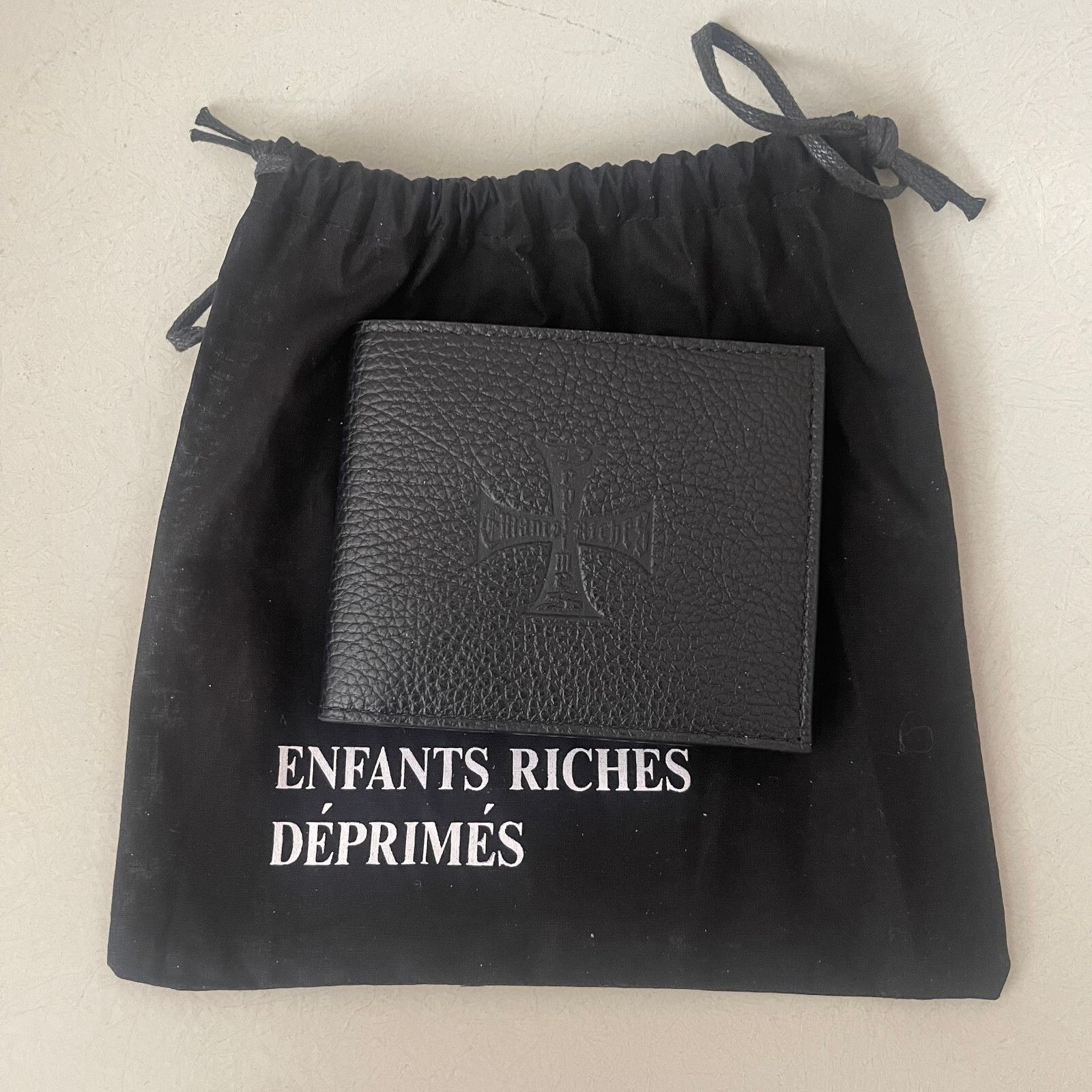 Enfants Riches Deprimes Logo Leather Billfold Wallet NEW Size ONE SIZE - 4 Thumbnail