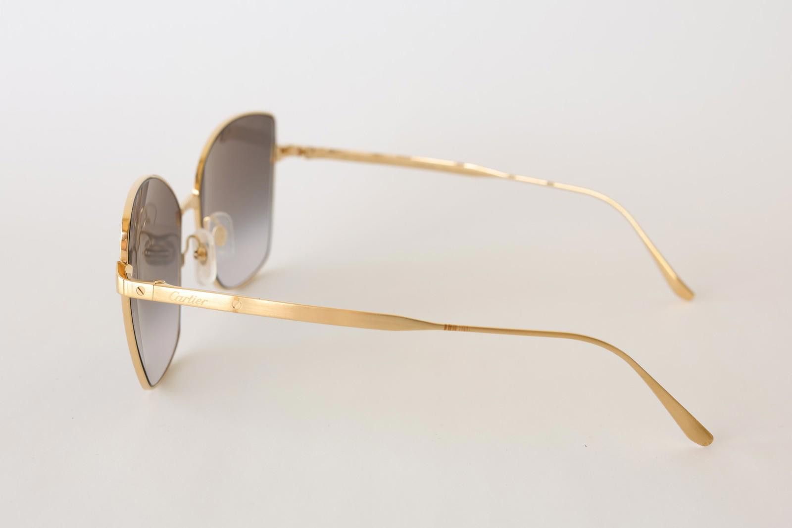 Cartier New Cartier eyewear sunglasses eyeglasses CT0328S 001 gold Size ONE SIZE - 4 Thumbnail