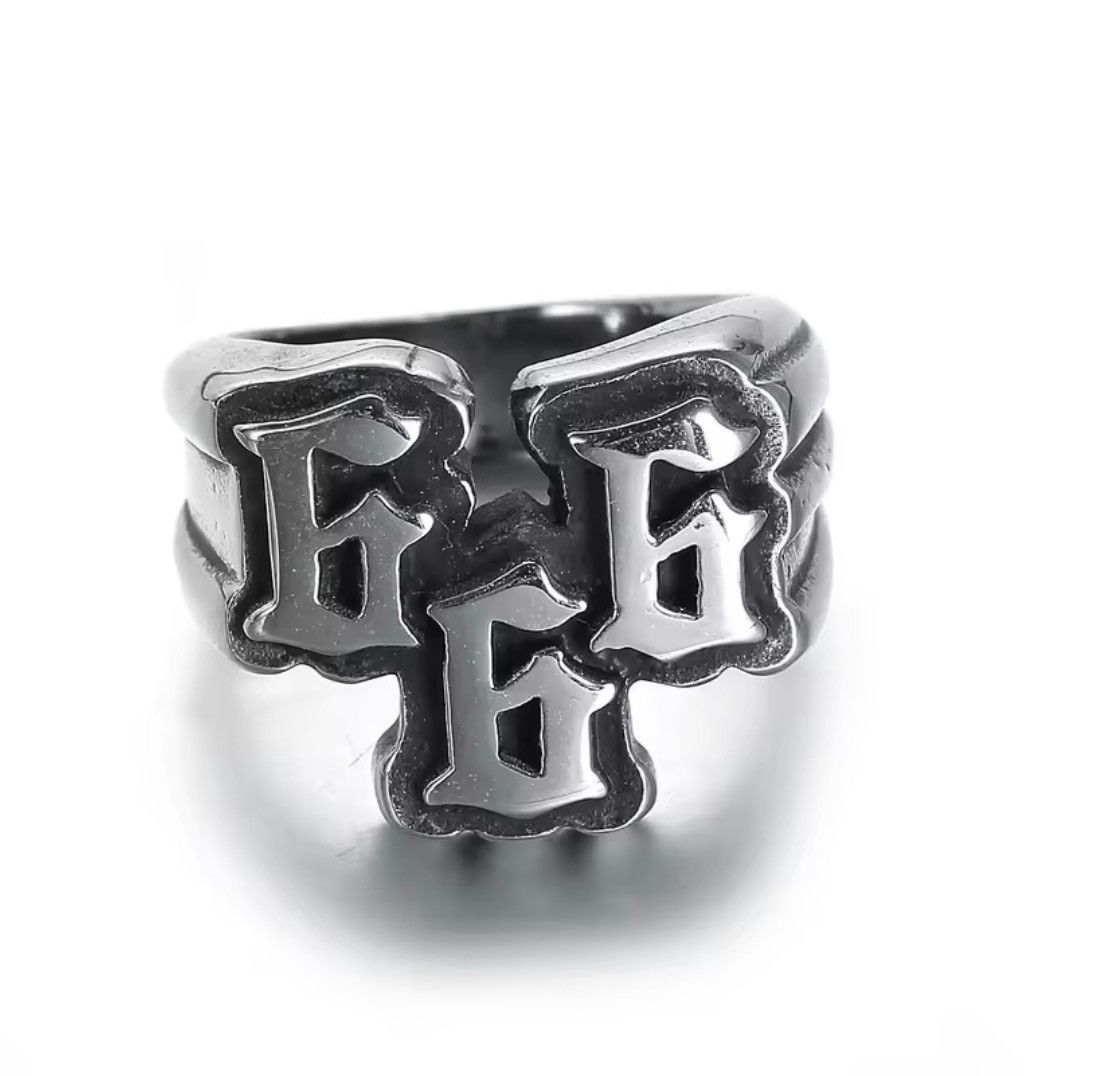 Jewelry HARDCORE Gothic 666 Ring - Aesthetic Biker Band ( Size 7-14) Size ONE SIZE - 4 Thumbnail