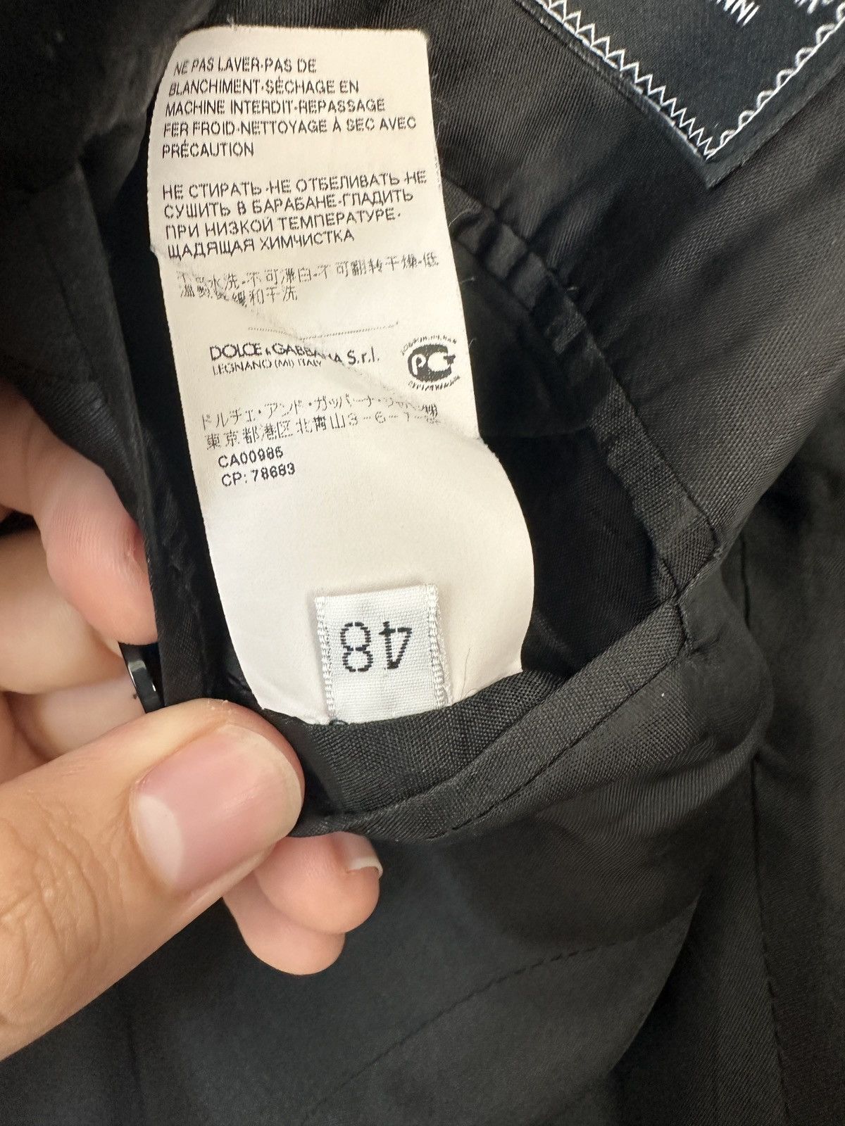 Dolce & Gabbana Black Wool Suit Size 38R - 4 Thumbnail