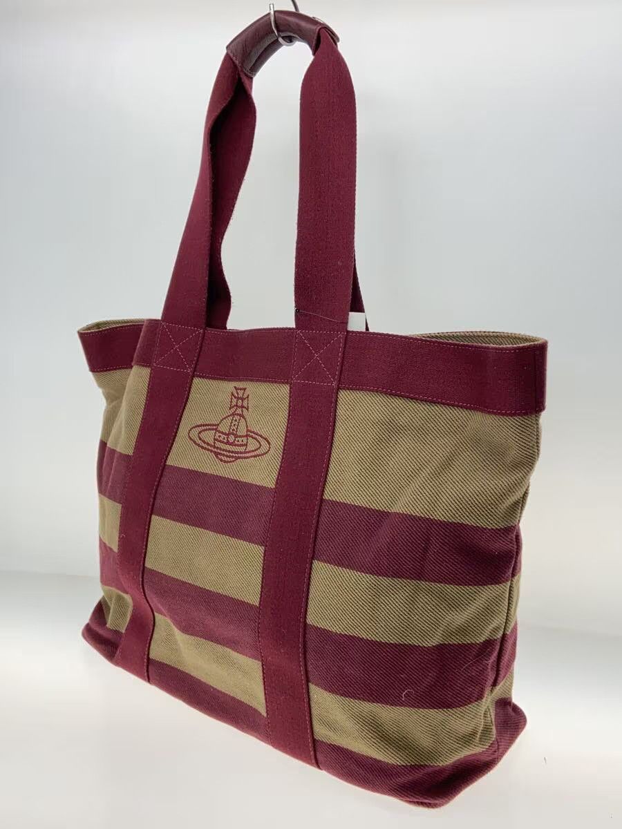Vivienne Westwood Striped Orb Canvas Tote Bag Size ONE SIZE - 2 Thumbnail
