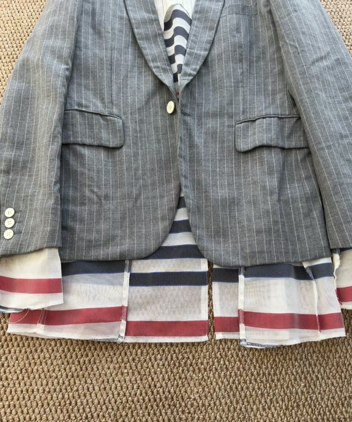 Comme des Garcons Homme Plus COMME des GARÇONS HOMME PLUS Patchwork Blazer K23 Size US S / EU 44-46 / 1 - 5 Thumbnail